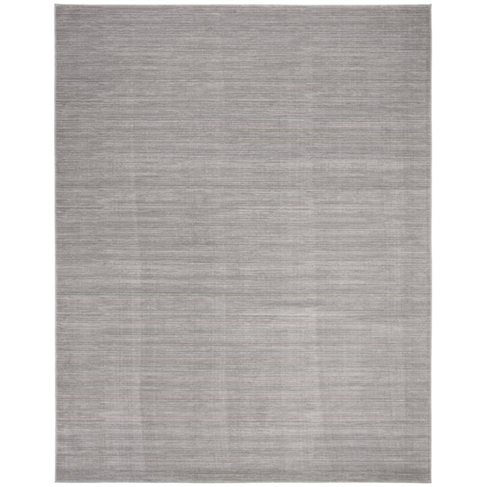 SAFAVIEH Vision Collection Area Rug - 10 x 14, Silver, Modern Ombre Tonal Chic Design, Non-Shedding & Easy Care, Ideal for Hig