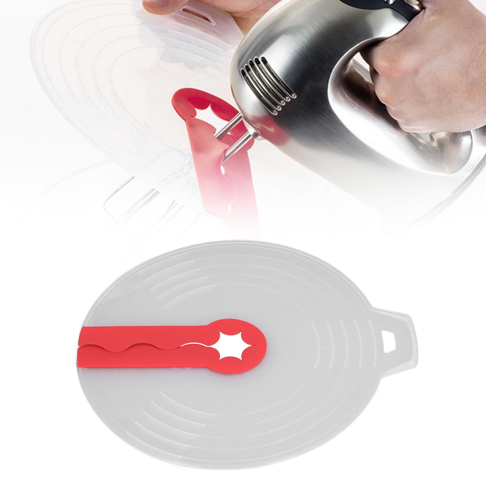 Mixing Bowl Splatter Guard, Pp Silicone Splatter Screen Silicone Bowl Cover For Egg Whisks Cover Whisk Cooking
