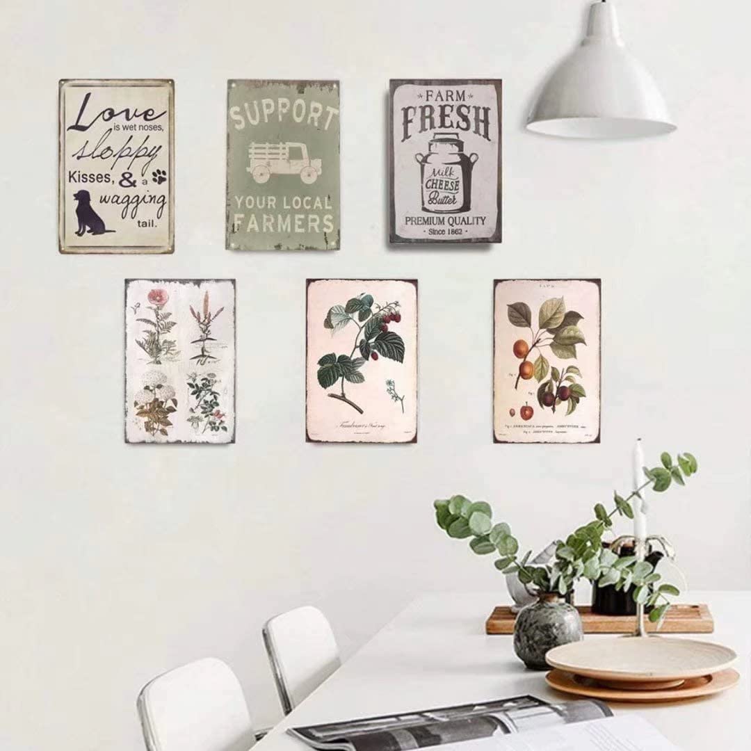Wzvzgz Metal Vintage Tin Sign I Hope You Dance Metal Poster Metal Poster Plaques For Home Living Room Kitchen Cafe Bar Wall Deco