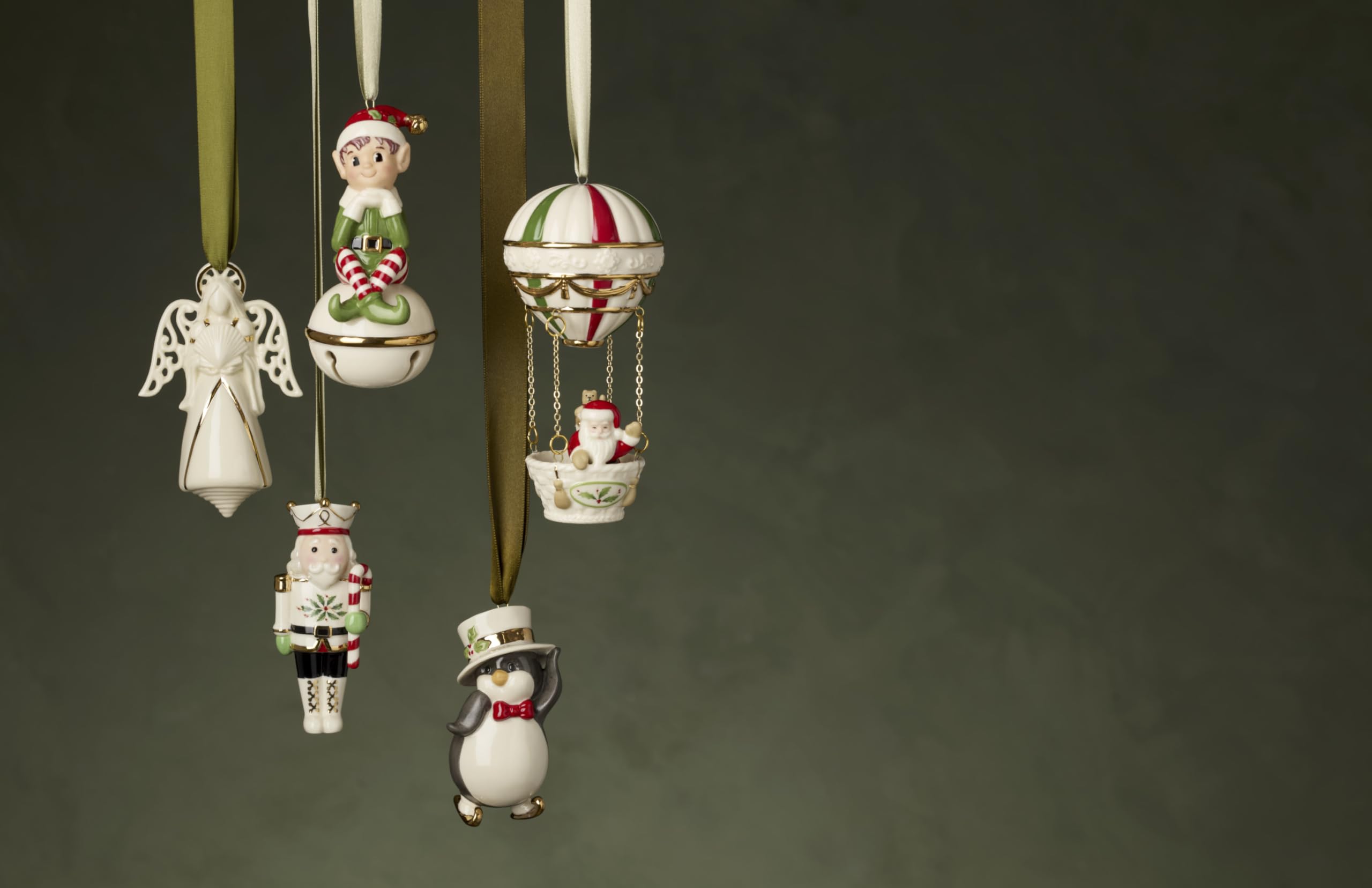 Lenox 897729 Christmas Hot Air Balloon Ornament, Christmas, Holiday Decorations