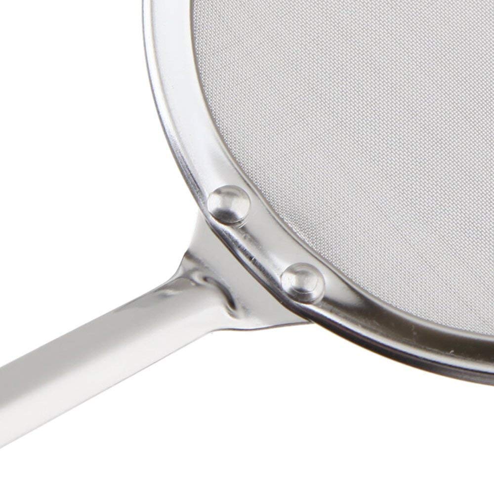 Mylifeunit Japanese Hot Pot Skimmer, Stainless Steel Mesh Food Strainer Foam And Grease Fishing Spoon
