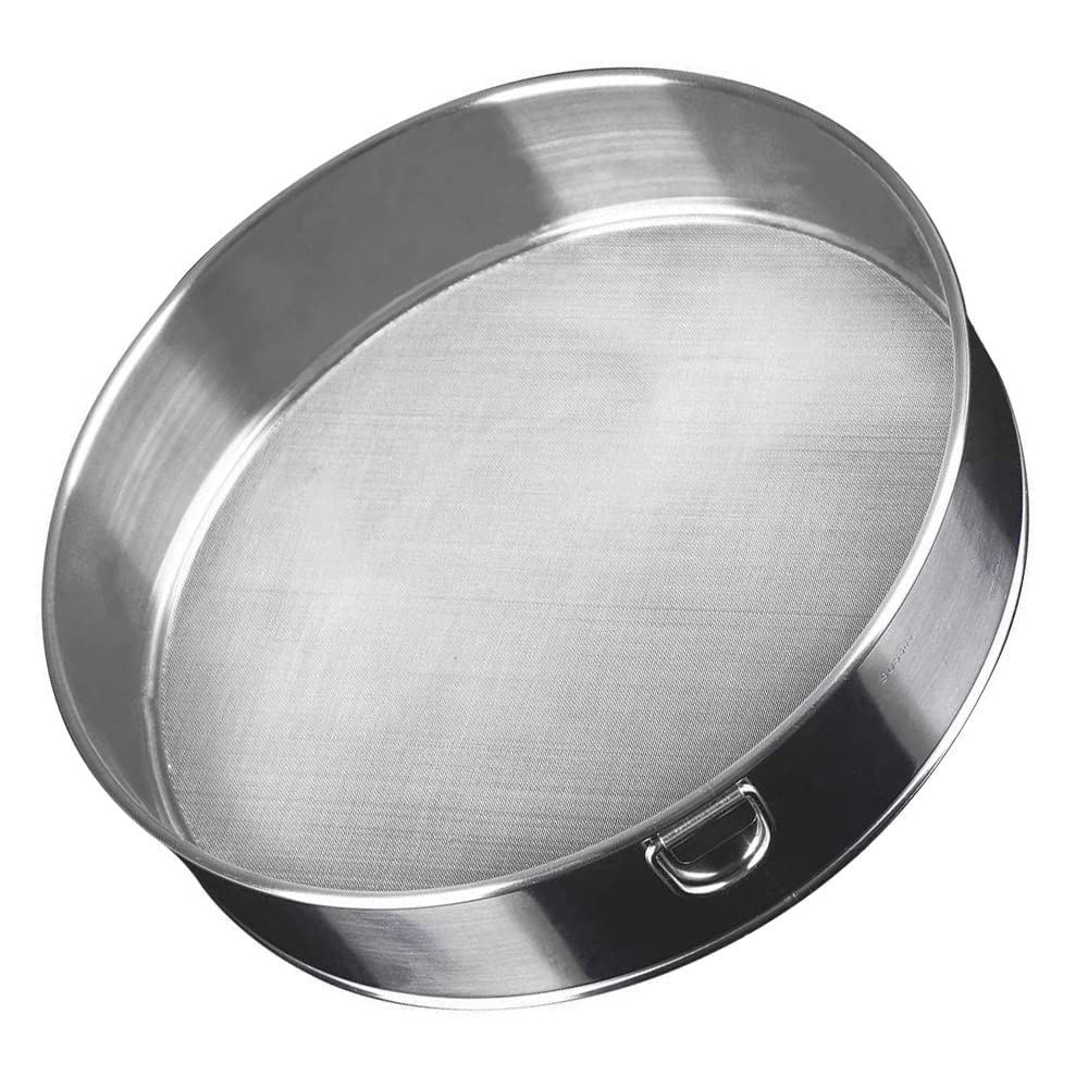 Utoolmart Flour Sifter, Stainless Steel Fine Mesh Strainers Flour Sieve, Dia 6 Inch 60 Mesh Home Kitchen Round Sifter For Baking