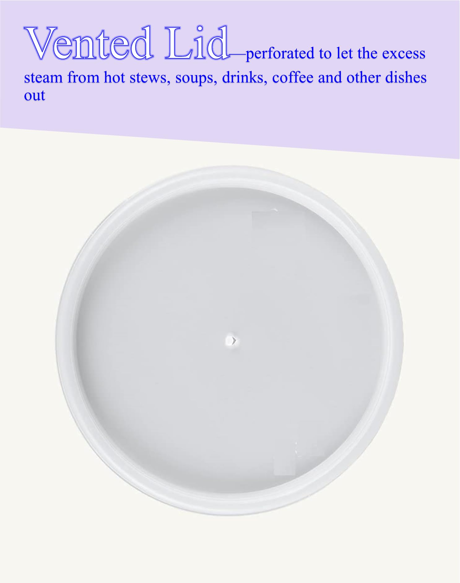 Mr. Miracle 4 Ounce Foam Bowl With Lid For Hot And Cold Foods. Pack Of 100 Sets. Disposable Soup Container With Vented Lid. Grea