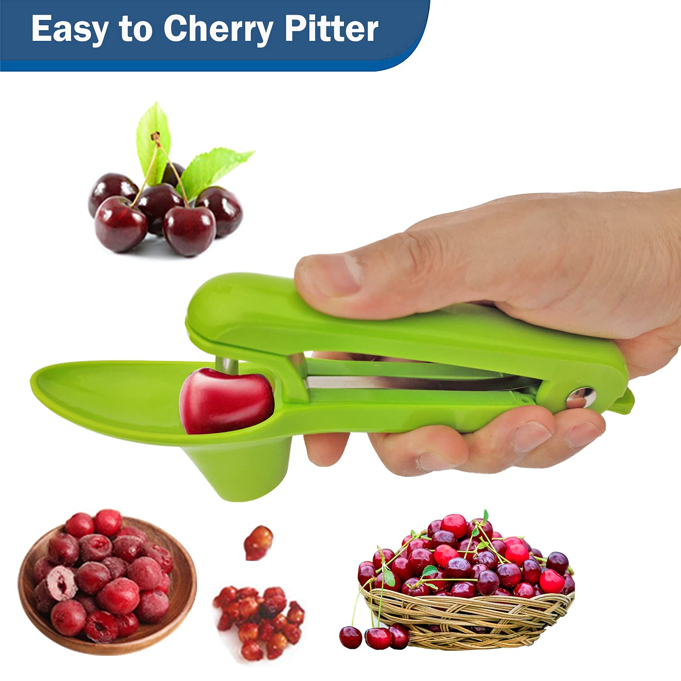Cherry Pitter Cherry Pitter Tool Olive Pitter Tool Cherry Pitter Stainless Steel Fruit Pit Remover Cherry Pitter Remover Portabl