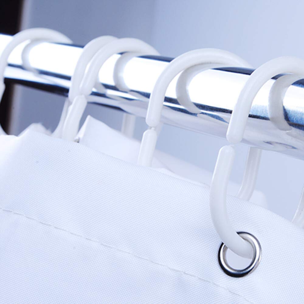 Jingjiji Fantasy Forest Green Shower Curtain Fairy Tale Mushroom Jungle Tree Pond Meadow Butterfly Elf Moon Night View Bathroom