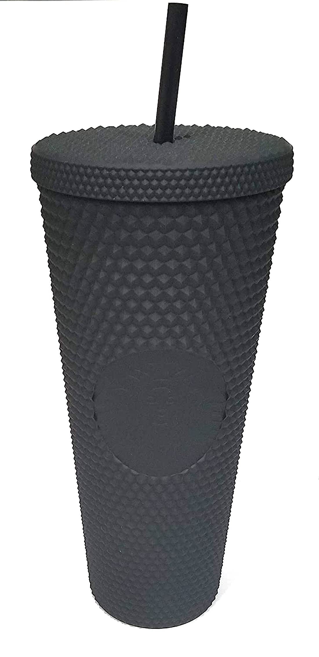 Starbucks Plastic 2021 Black Matte Studded Venti Tumbler, 24 Oz