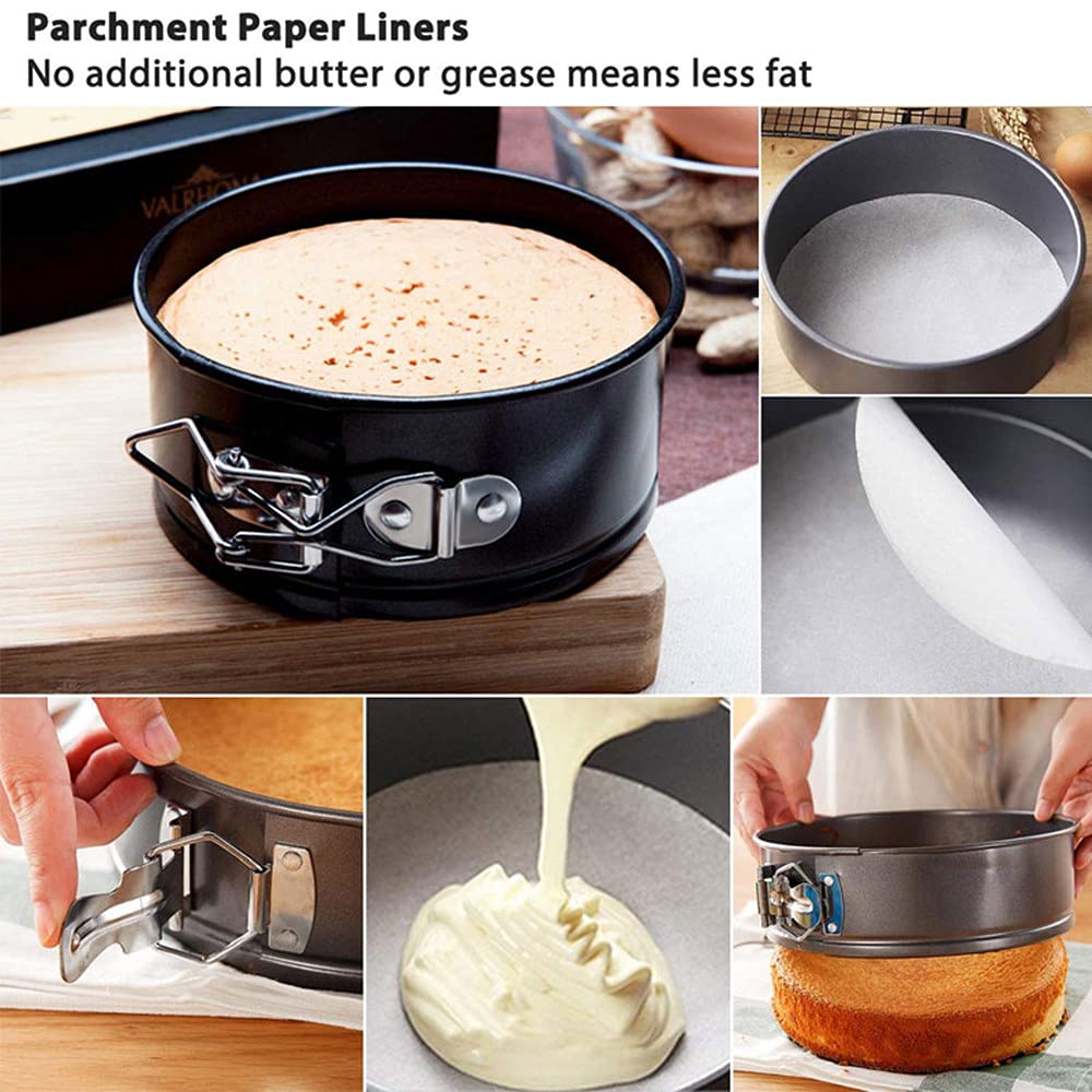 Xigui Cheesecake Pan, Springform Cake Pan Set - Pack Of 3, Nonstick Round Baking Pans With Removable Bottom, Cake Pans For Mini