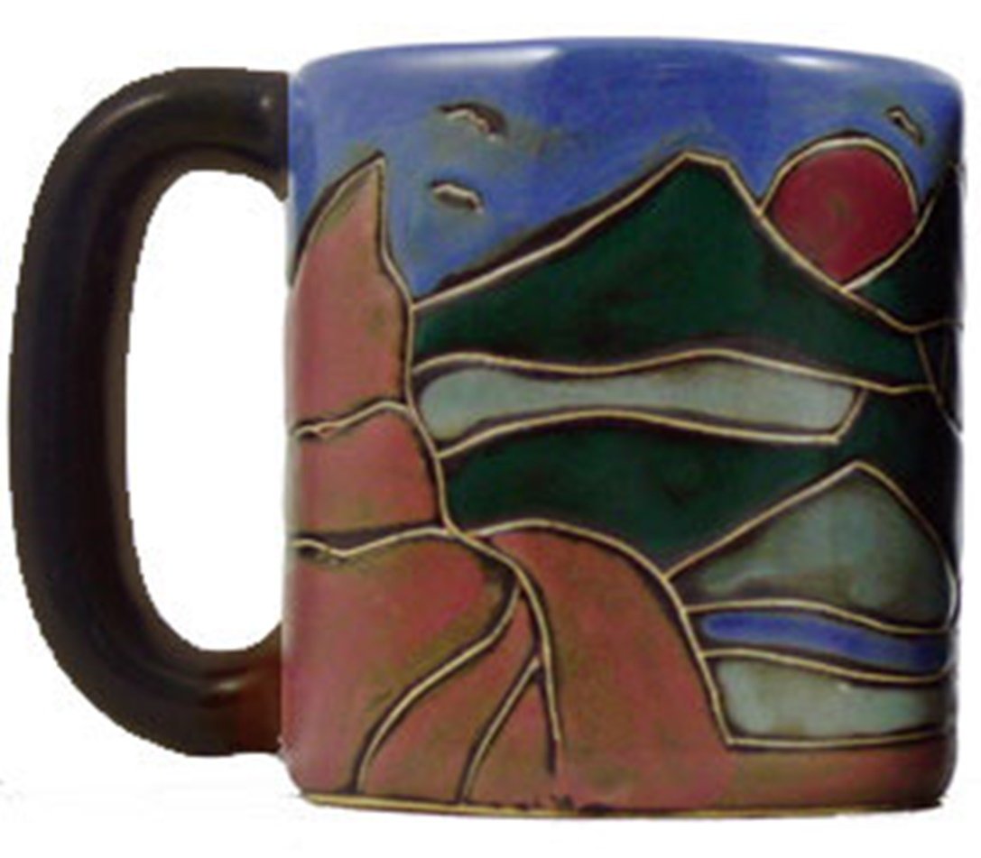Mara Stoneware Mug - Mountains - 16 Oz