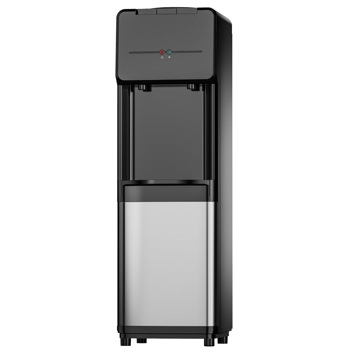 Euhomy Top Loading Water Dispenser, Hot And Cold Water Cooler For 3 Or 5 Gallon Bottles,Child Safety Lock,Water Cooler Dispenser