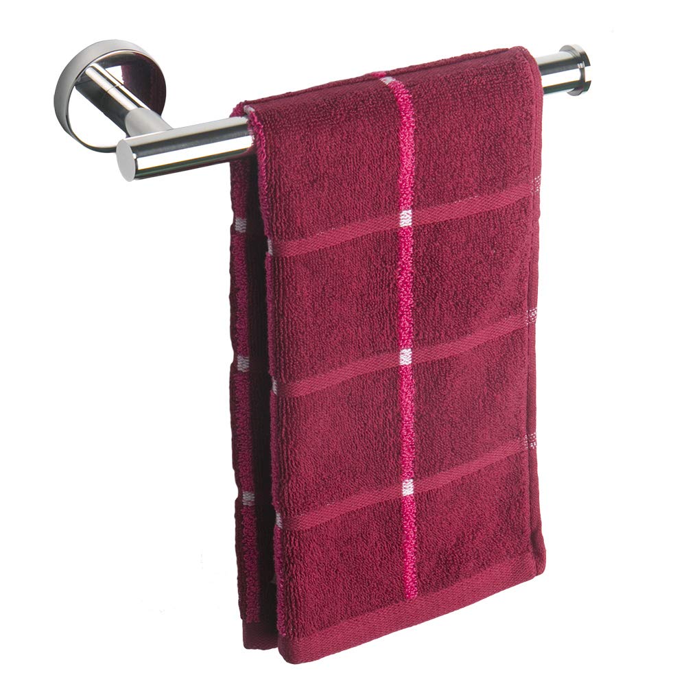 TocTen Hand Towel Holder/Towel Ring - Thicken SUS304 Stainless Steel Bathroom Hand Towel Bar, 9Inch Heavy Duty Wall Mounted Towe