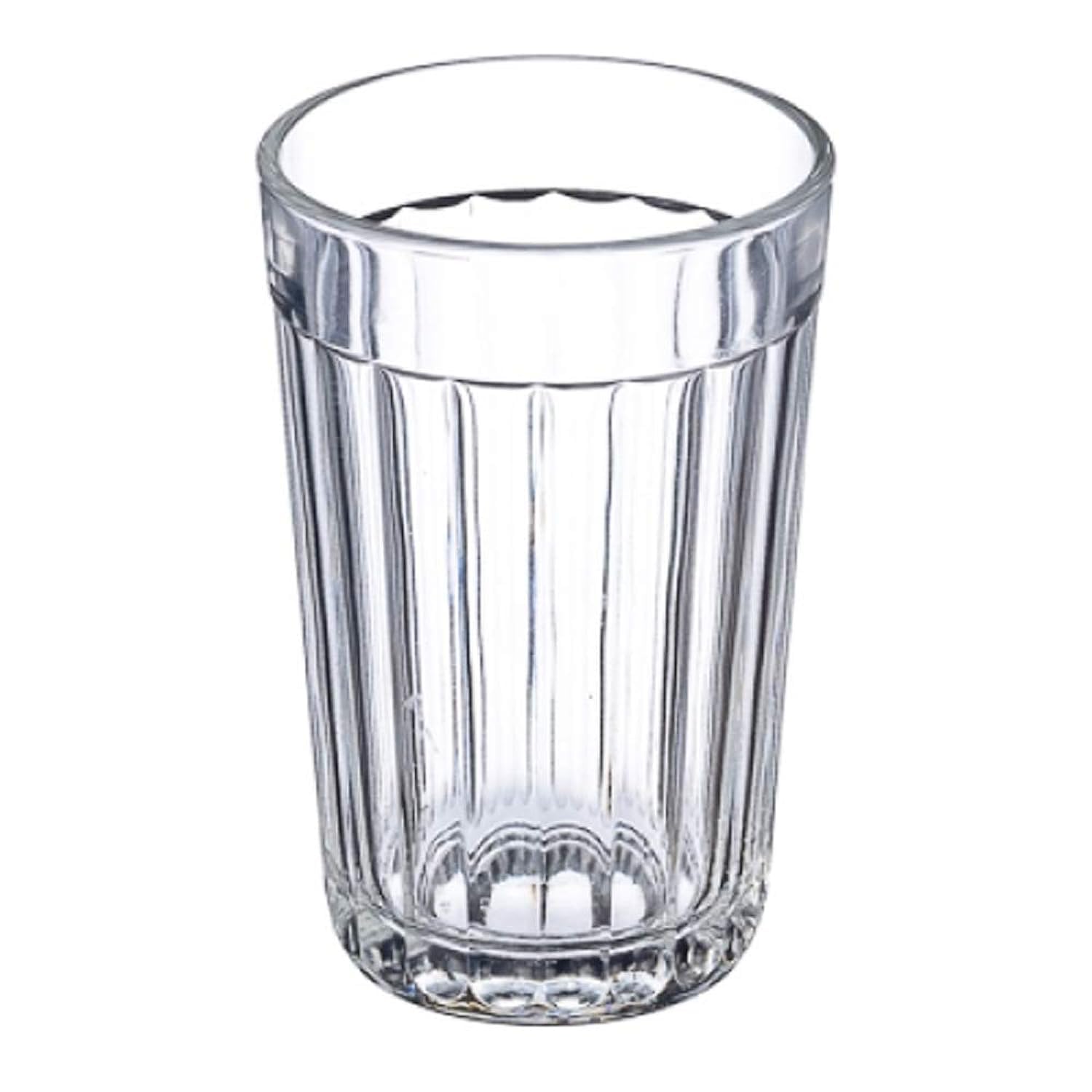 Russian Traditional Granyoniy Paneled Hot Tea Glass, 7 oz, for Metal Holder Podstakannik, Vintage, USSR, Soviet