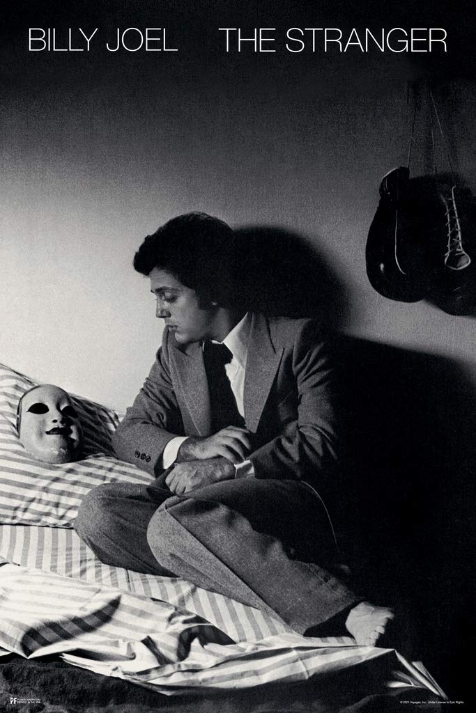 Billy Joel The Stranger Wall Art Poster Vintage Album Cover Posters Retro Decor Classic Rock Music 70S 80S Home Living Room Deco