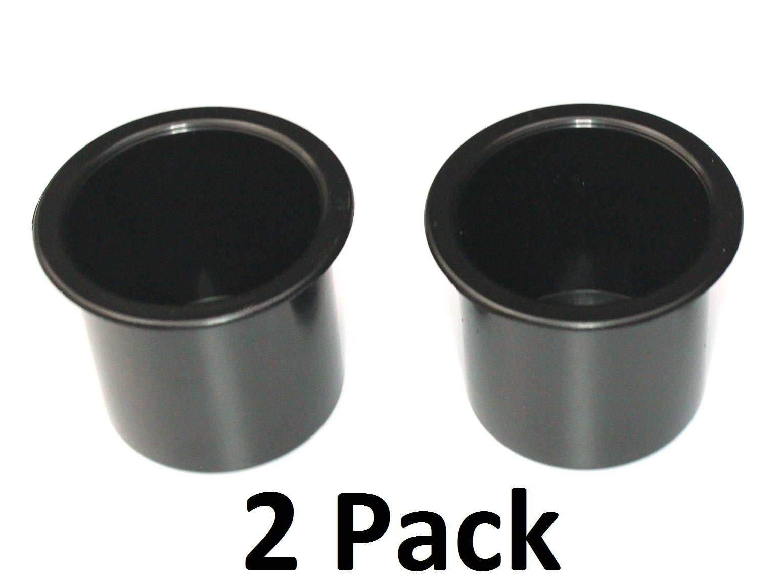 Plastic Small 2 7/8 inch Black Drop in Beverage Drink Can Holder Insert Perfectly Fits 12oz Beverage cans and 16oz Plastic Water Bottles Multipack Wholesale Bulk Listing Poker Table(2)