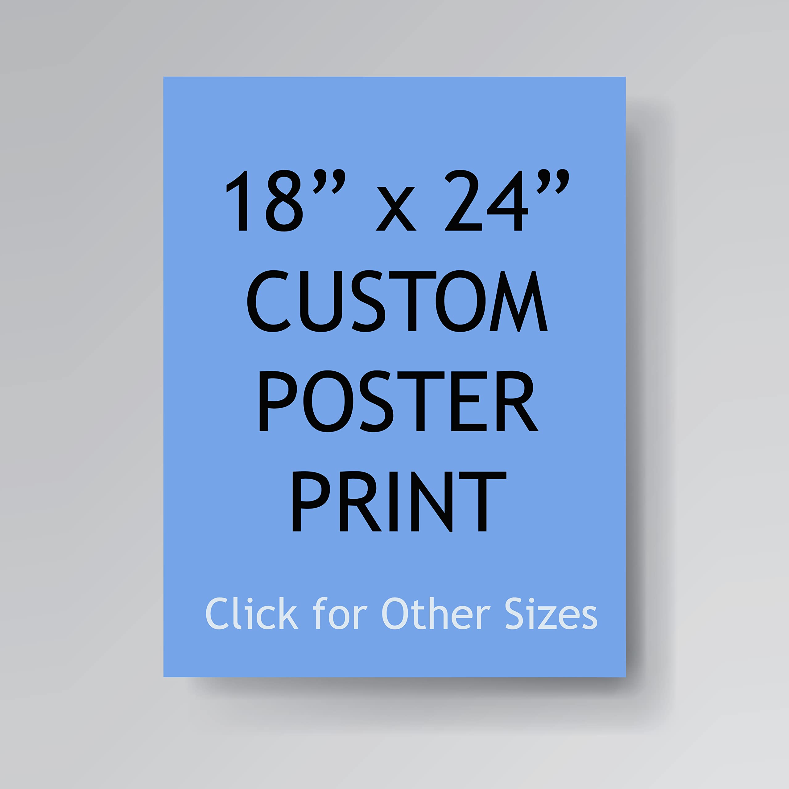 Pera Print - Upload Your Image Or Photo - Custom Personalized Photo To Poster Printing, Wall Art Prints (18 X 24 Inches), 18X24
