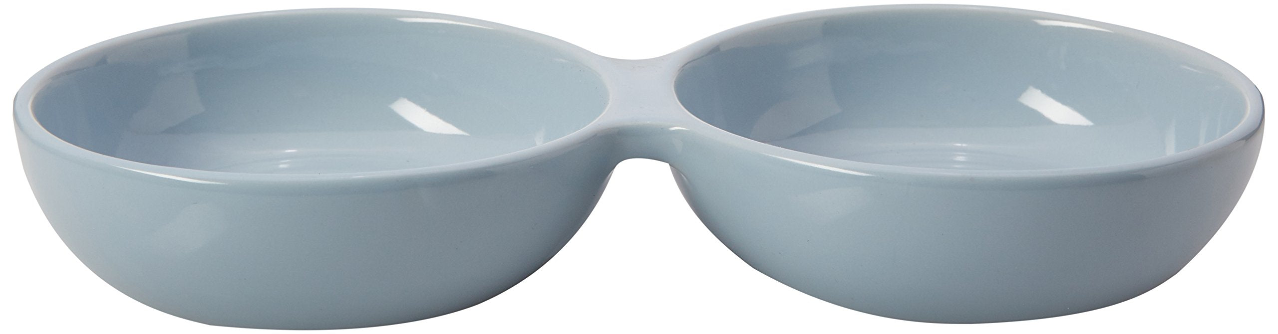 Petrageous 91431 Wubbys Duo Diner Stoneware Bowl 10-Inch Wide And 1.5-Inch Tall Bowl With 1-Cup Capacity Each Bowl And Dishwashe