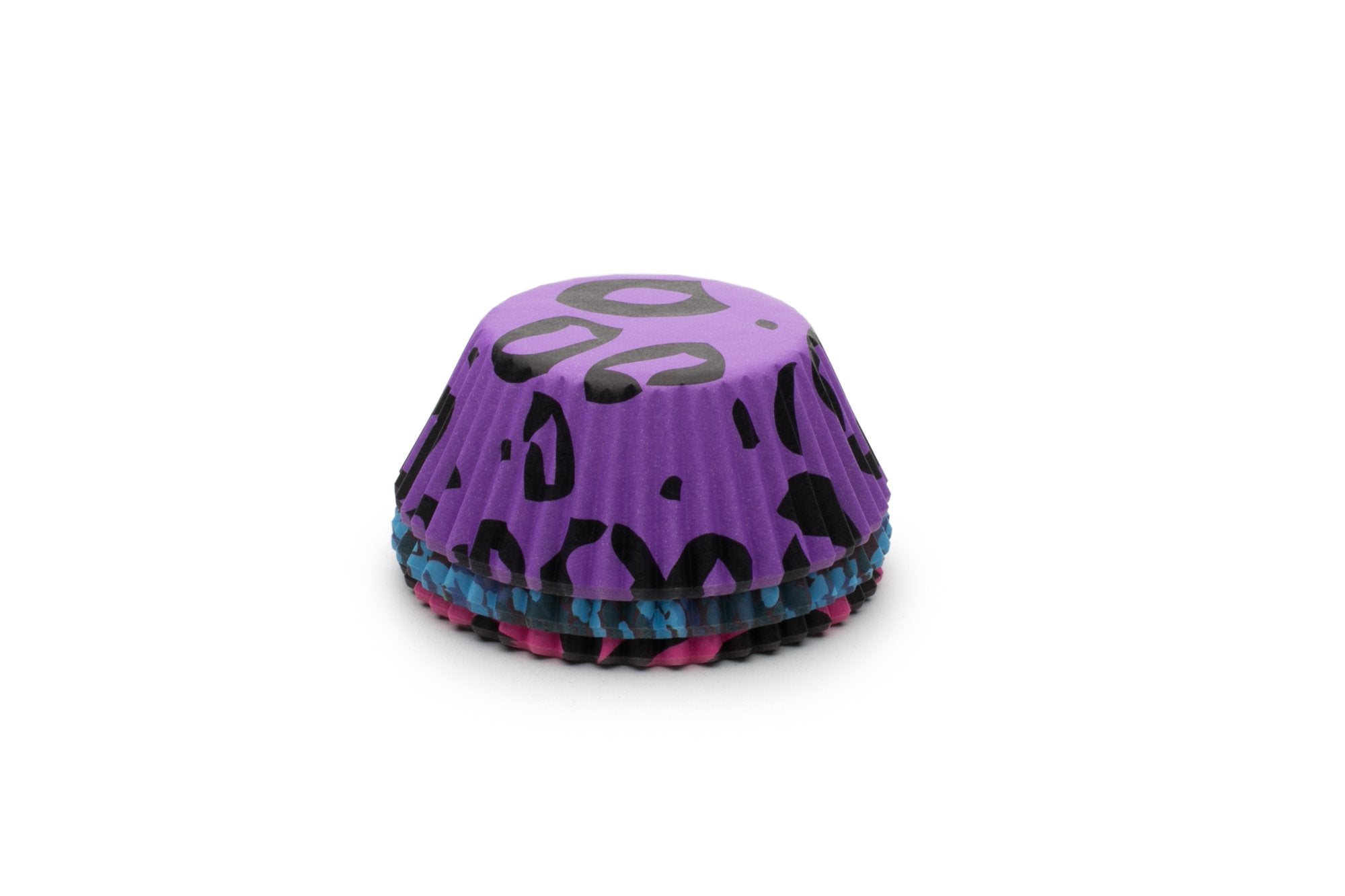 Fox Run Funky Animal Prints Bake Cup Set, 3 X 3 X 1.25 Inches, Multicolored