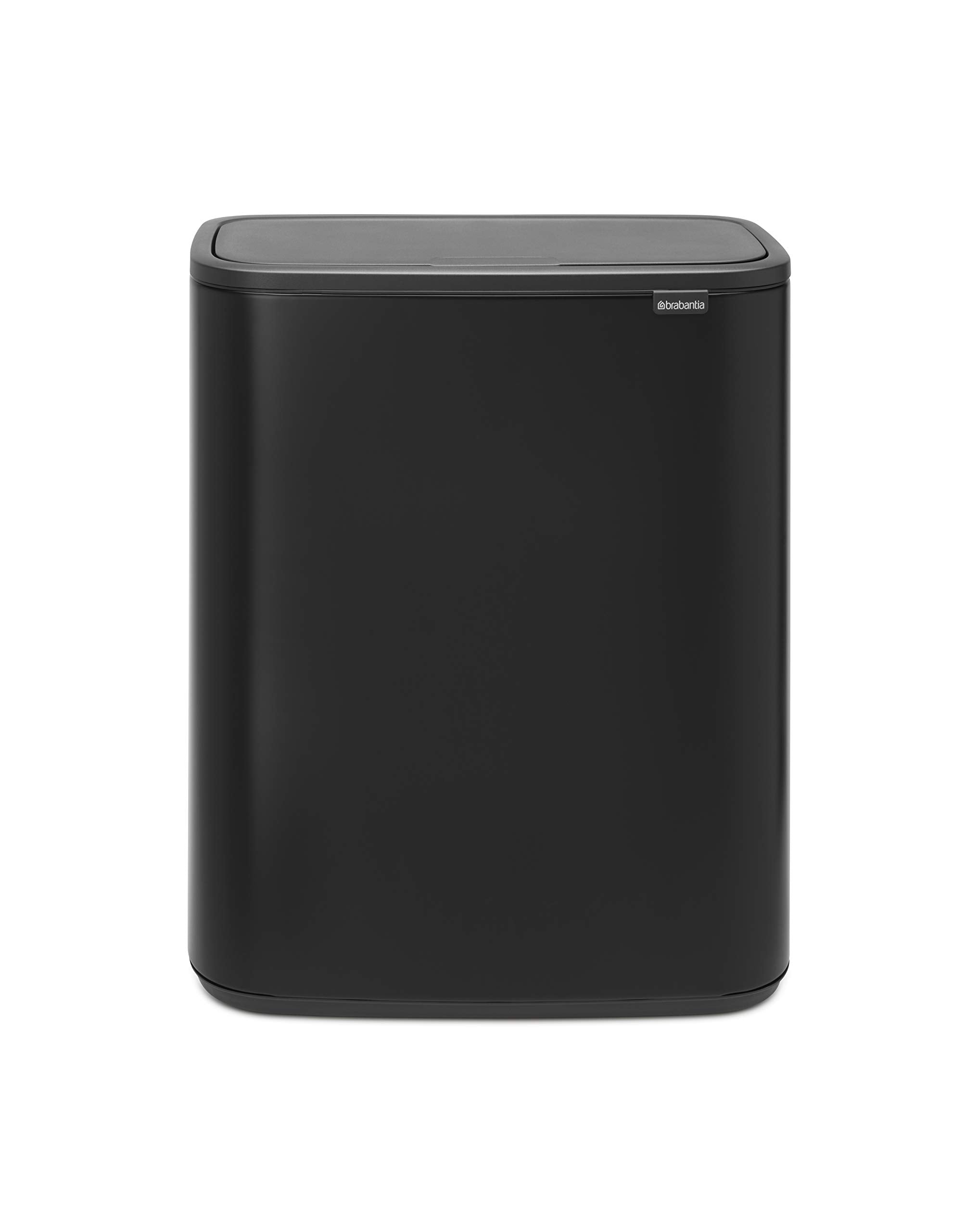 Brabantia Bo Touch Bin Recycling  2 x 30L  2 Inner Buckets (2x30L)  Matt Black