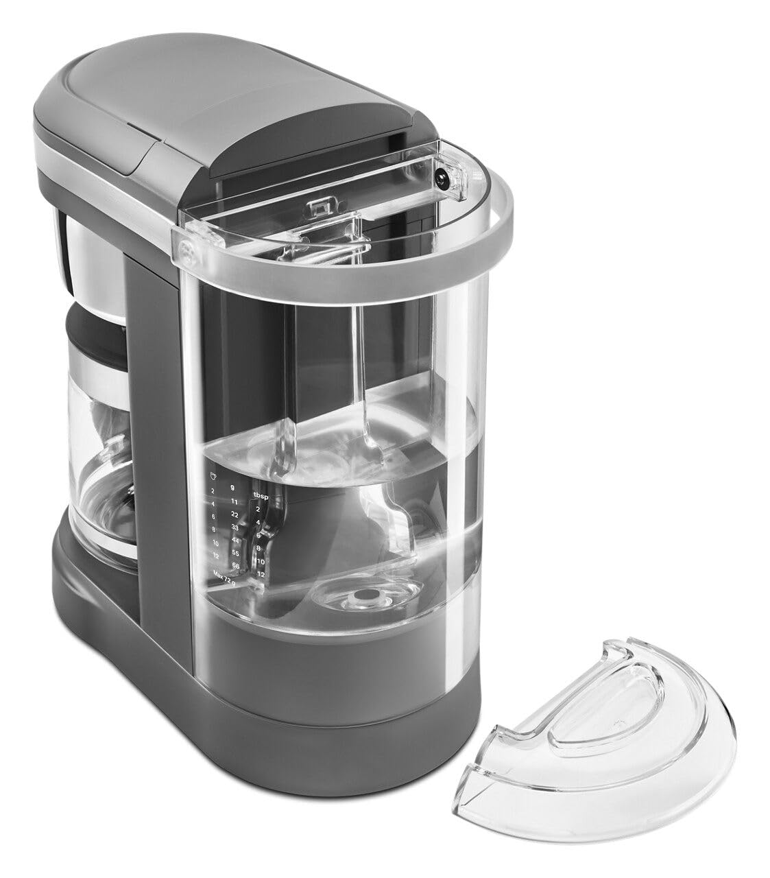 Kitchenaid Kcm1208Dg Drip Spiral Showerhead Coffee Maker, 12 Cup, Matte Grey