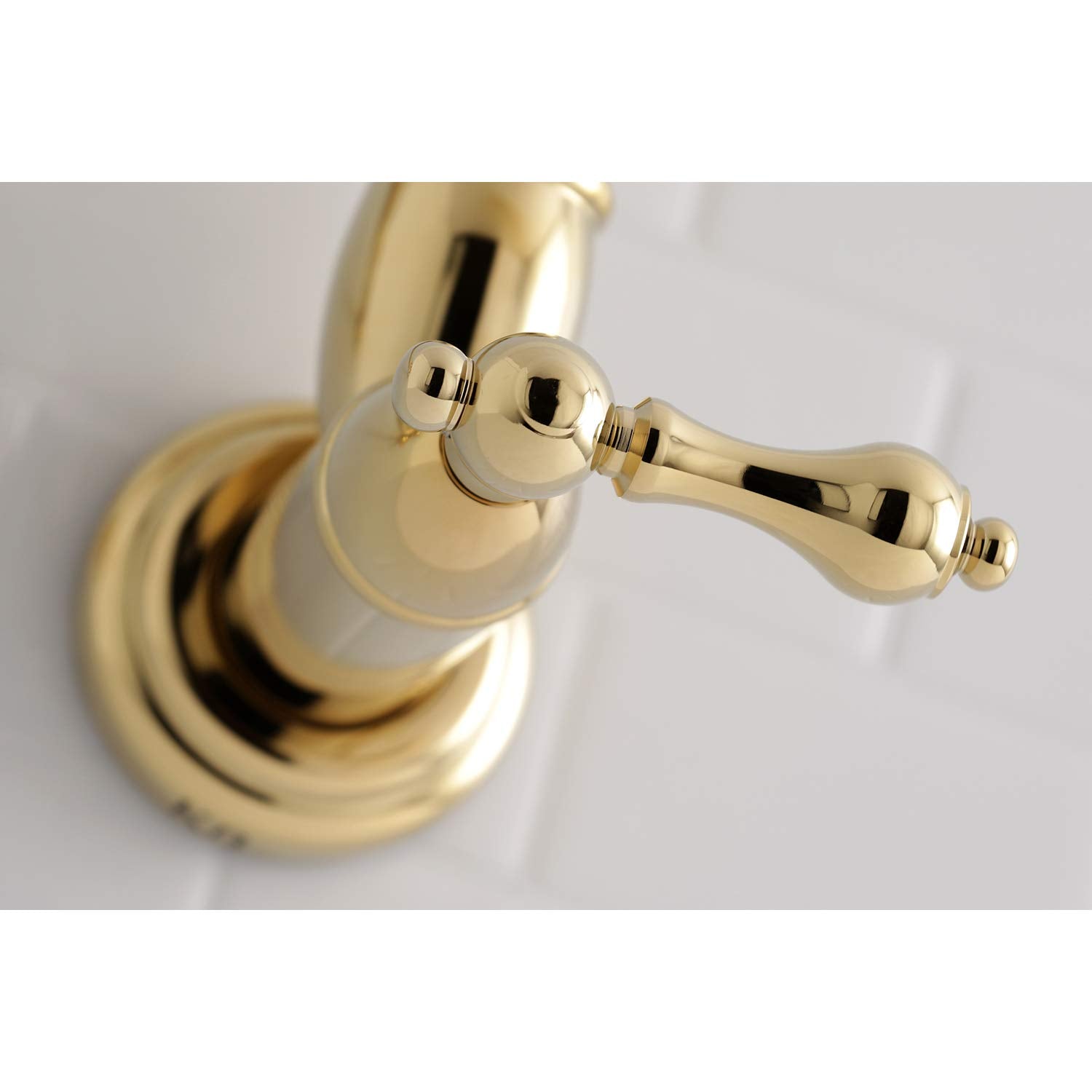 Kingston Brass Ks3102Al Restoration Pot Filler, Polished Brass