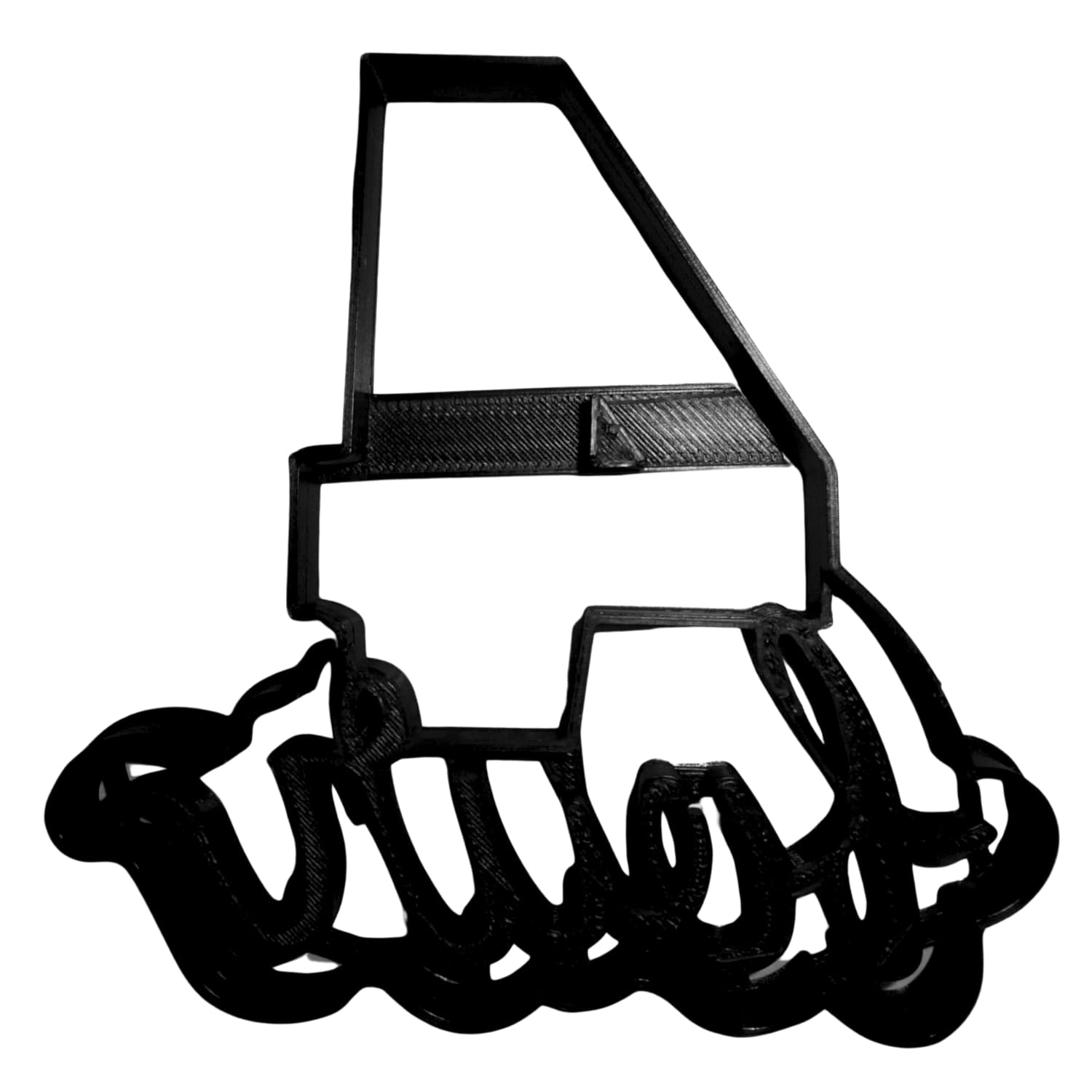 Number Four 4 With Word Birthday Anniversary Party Age Detailed Cookie Cutter Made In Usa Pr2405