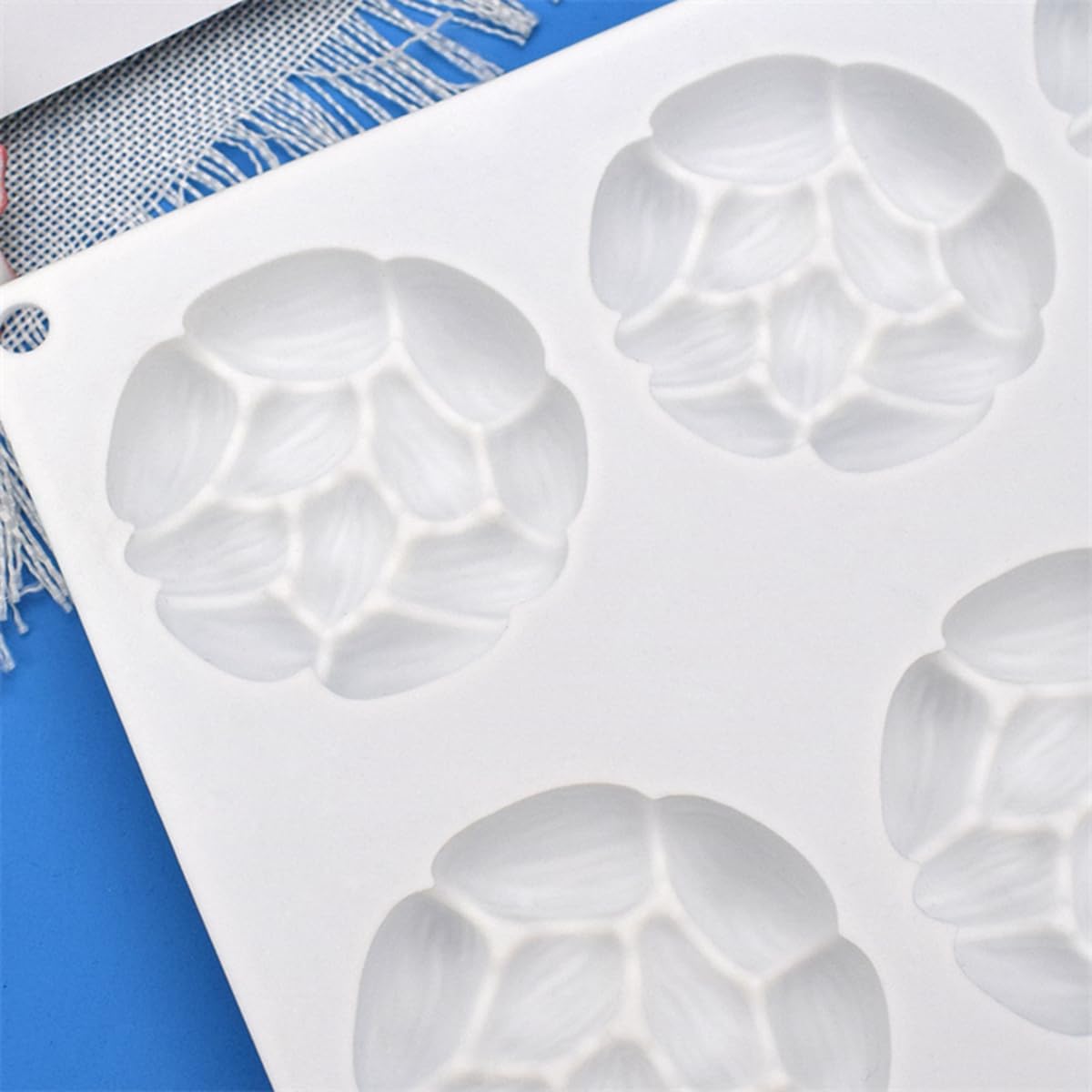 Mostsom Chocolate Almonds Molds Silicone 8 Cavities Chocolate Candy Fondant Mold Mould For Diy Baker Soap Mold (Almonds G1_11.8X