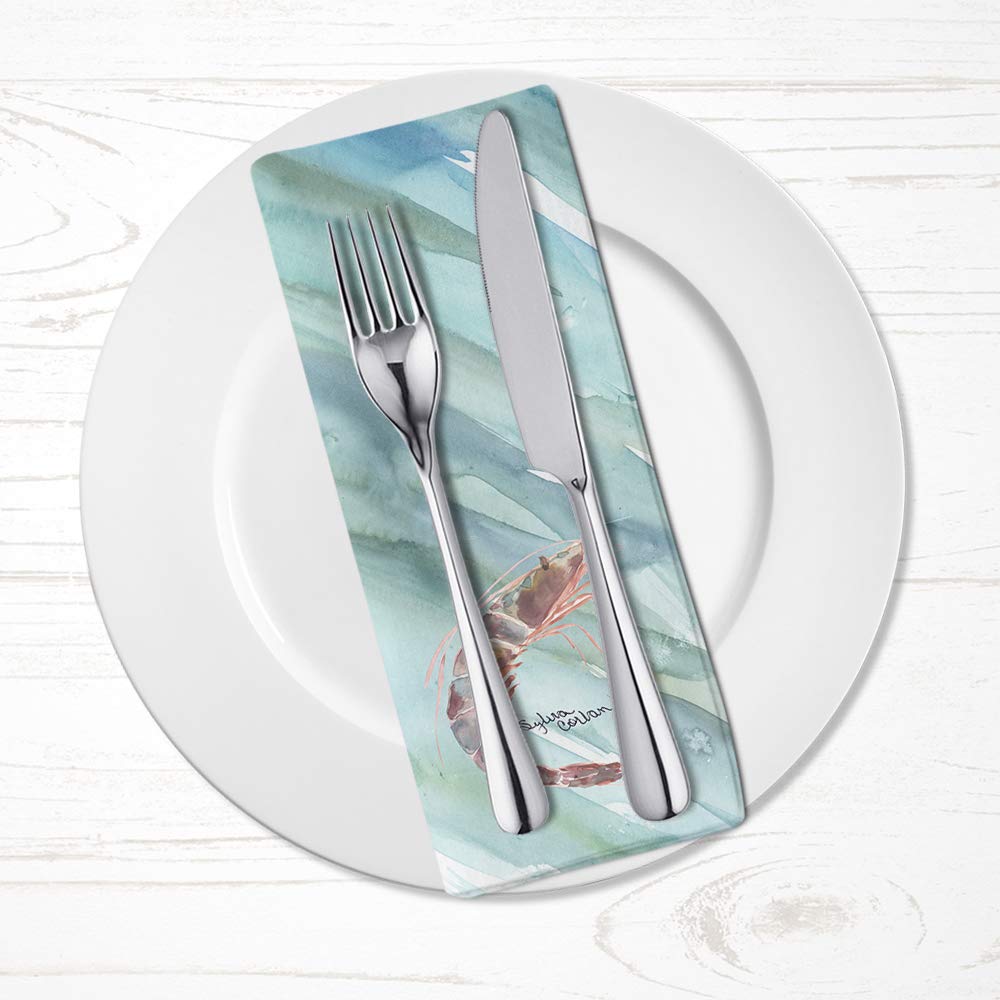 Shrimp #2 on Blue Napkin SC2053NAP