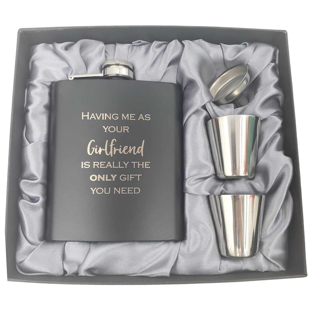 Funny Gifts for Boyfriend, Valentines Day Gifts for Boyfriend, Funny Flask, Birthday Ideas, Gag Gift Funny, Having Me as Your Gi