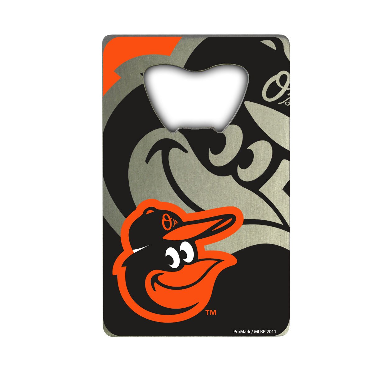 FANMATS 62528 Baltimore Orioles Credit Card Style Bottle Opener - 2    x 3.25