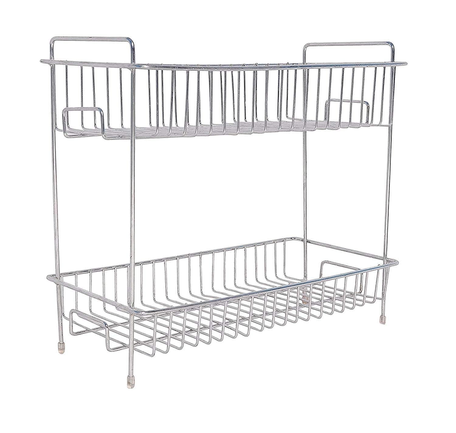 Appeasy Kitchen Storage Organizer/2Tier Masala Rack For Kitchen/Multipurpose Storage Stand/Spice Rack/Bathroom Organiser Stand