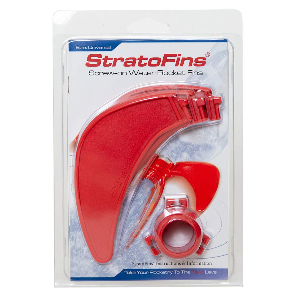 Stratofins Screw-On Water Rocket Fins - Compatible With 2 Liter Bottles Or Smaller