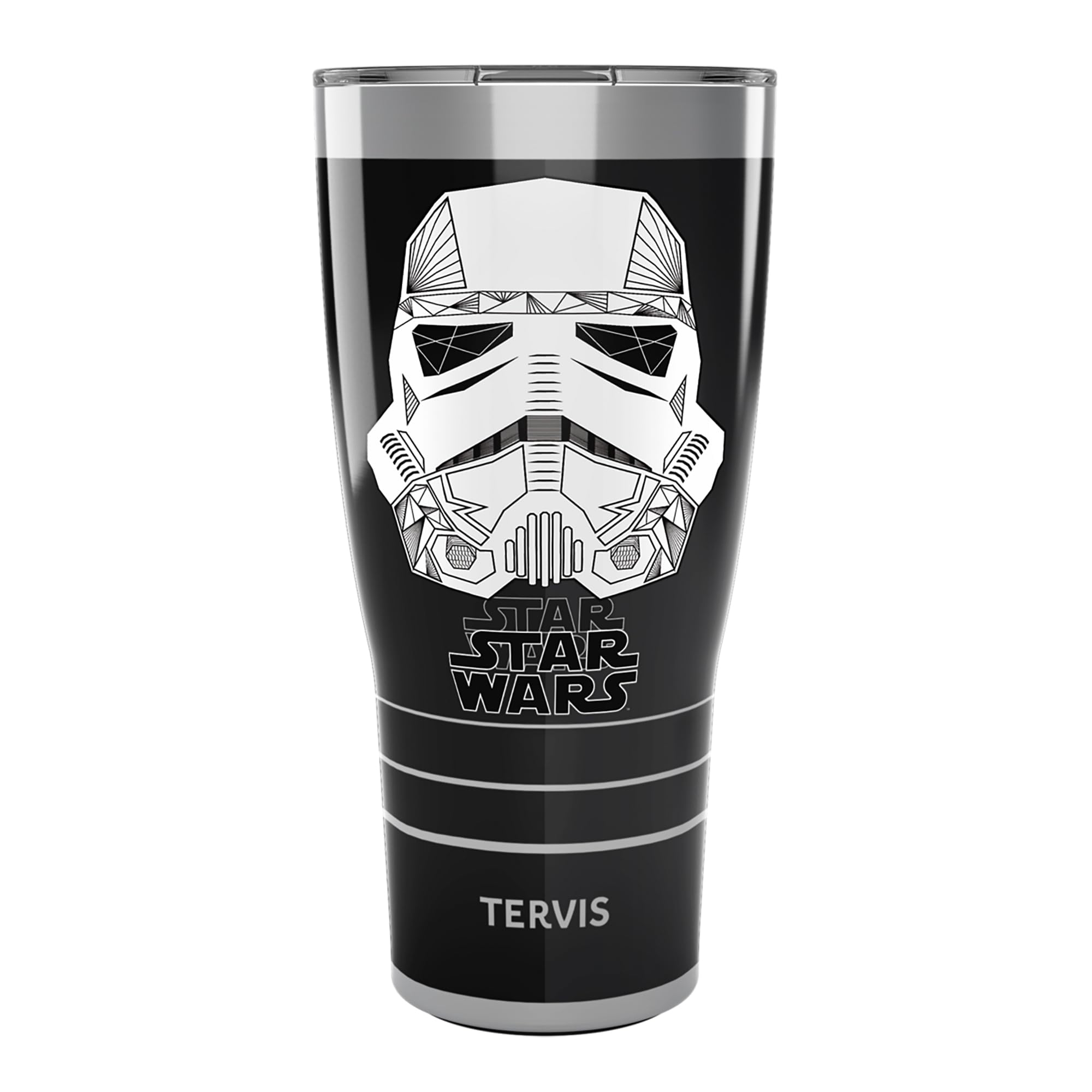Tervis Triple Walled Star Wars Vader Trooper Insulated Tumbler Cup Keeps Drinks Cold & Hot, 30oz, Stainless Steel
