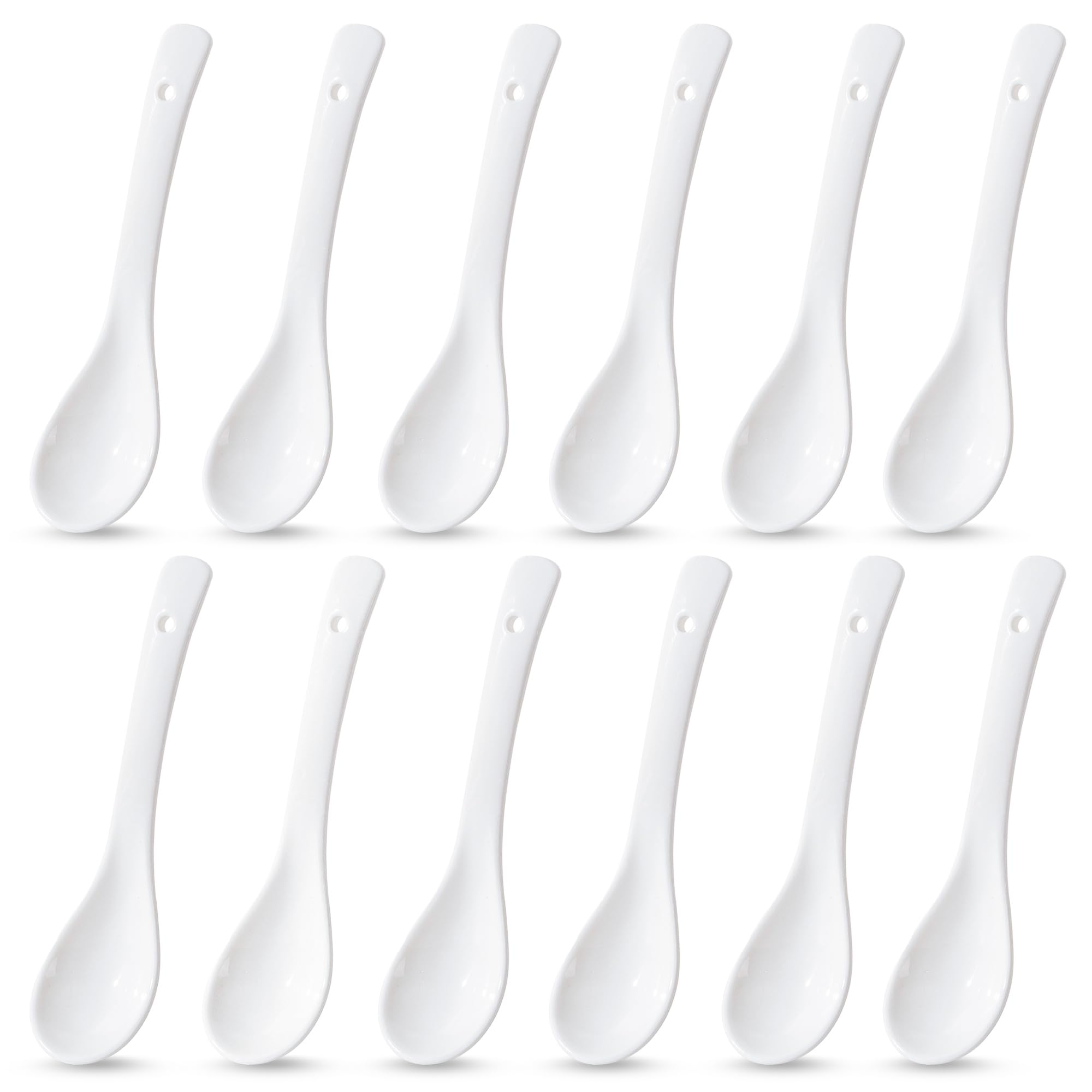 Chinese Spoons (6.65 Inches / 12PCS)