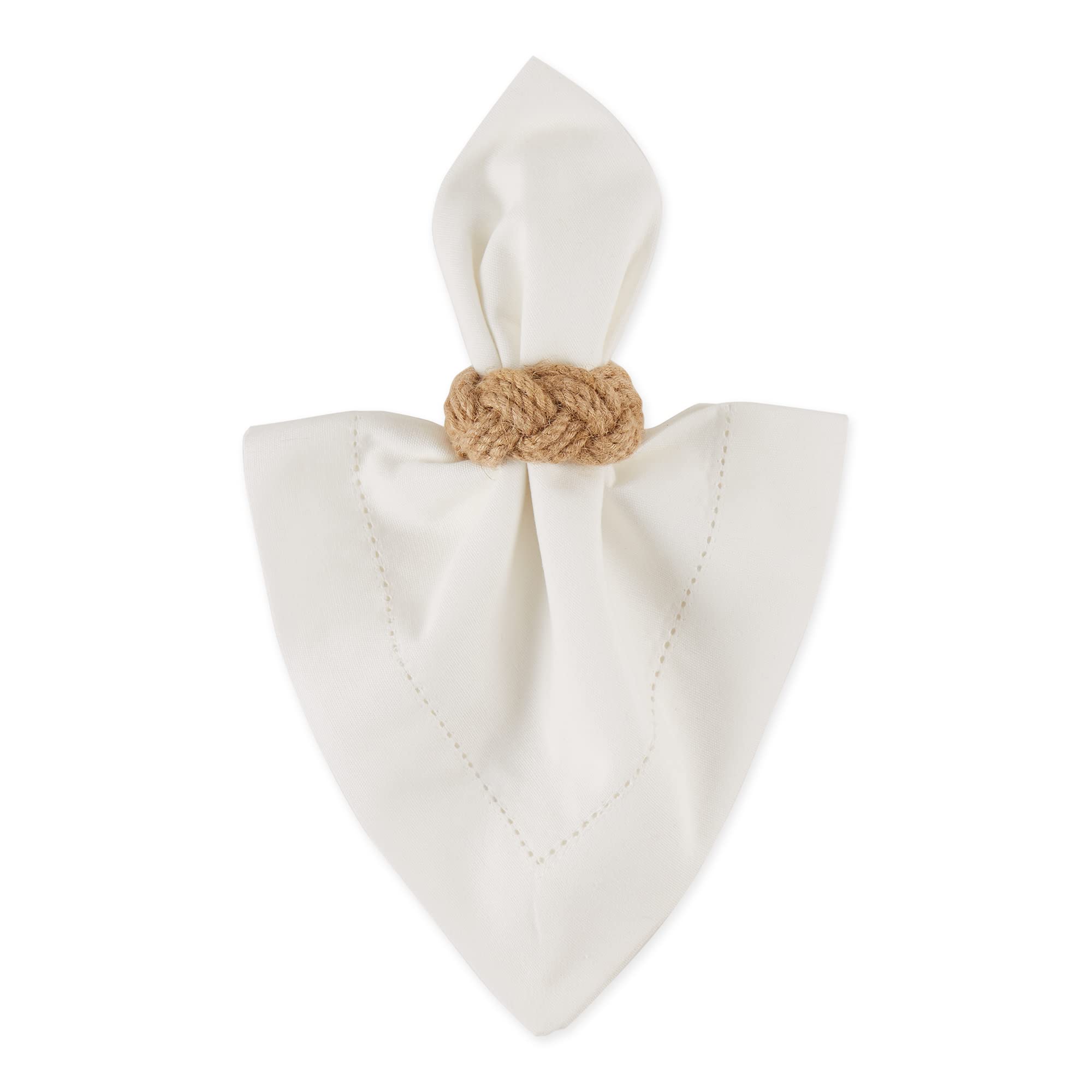 NAUTI KNOT NAPKIN RING SET/6