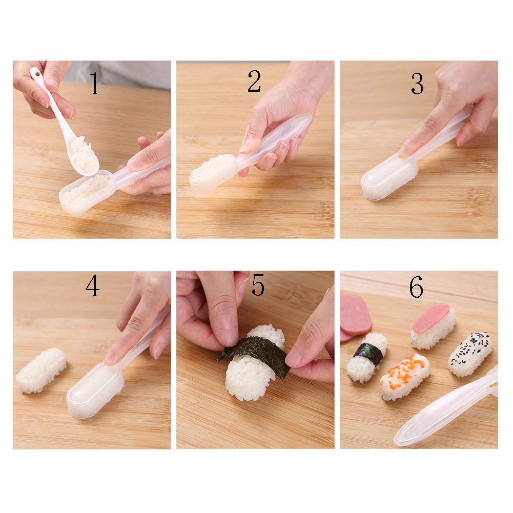 2 Pieces Sushi Mold Sushi Maker Sushi Maker Mould Rice Ball Molds Sushi Balls Maker Rice Ball Maker Mould Kitchen Cooking Tools