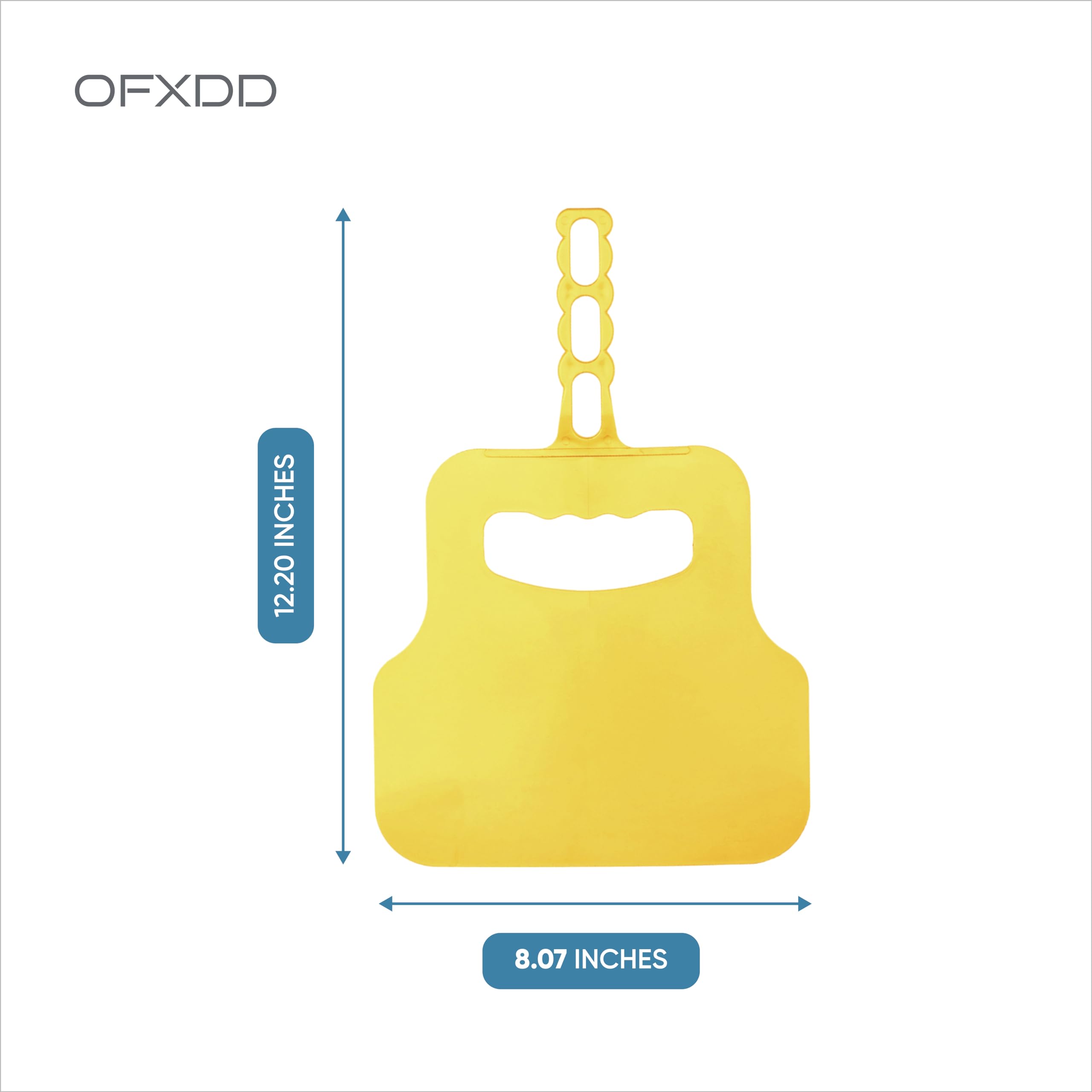 OFXDD Plastic Hand BBQ Grill Barbecue Fire Starter with Hang - Pack of 6 - Strong Fan for Charcoal Barbeque