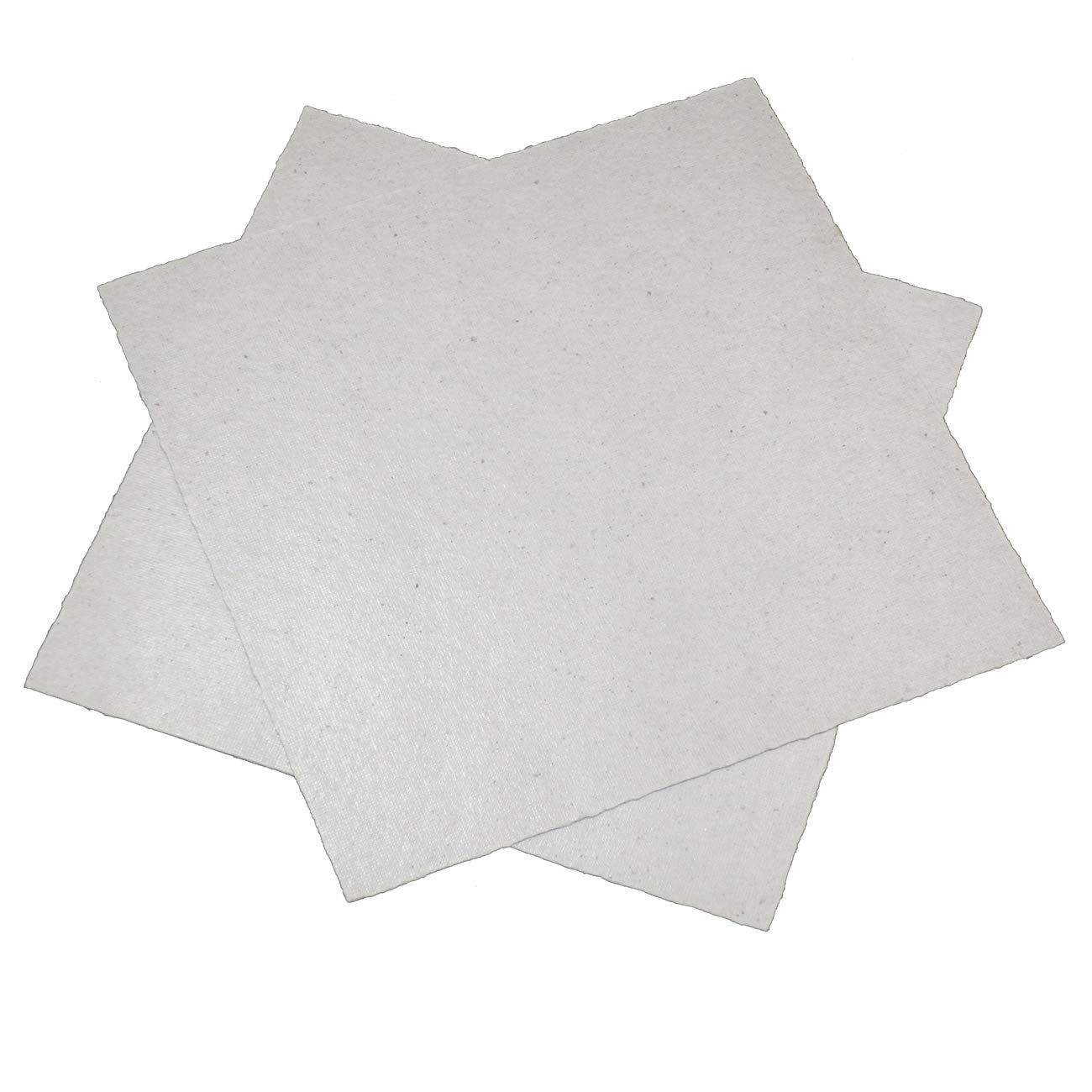Meter Star 2Pcs Microwave Oven mica Sheet 5.1inches x 5.1inches Suitable for All Microwave ovens Parts Thickness 0.4mm