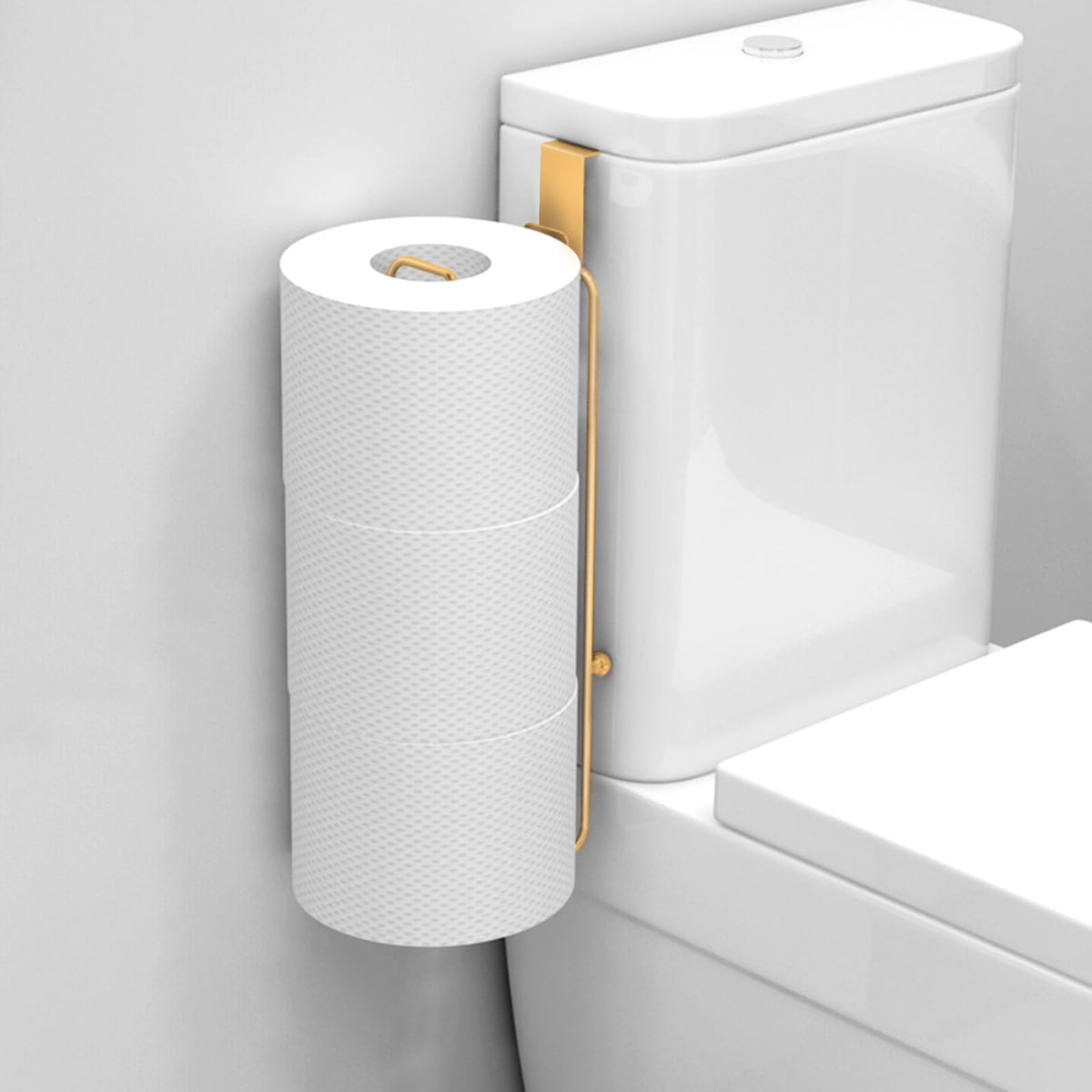 Conworld Toilet Paper Storage For 2 Roll Tissue, Over The Tank Toilet Paper Holder, Stainless Steel Rustproof Toilet Paper Holde