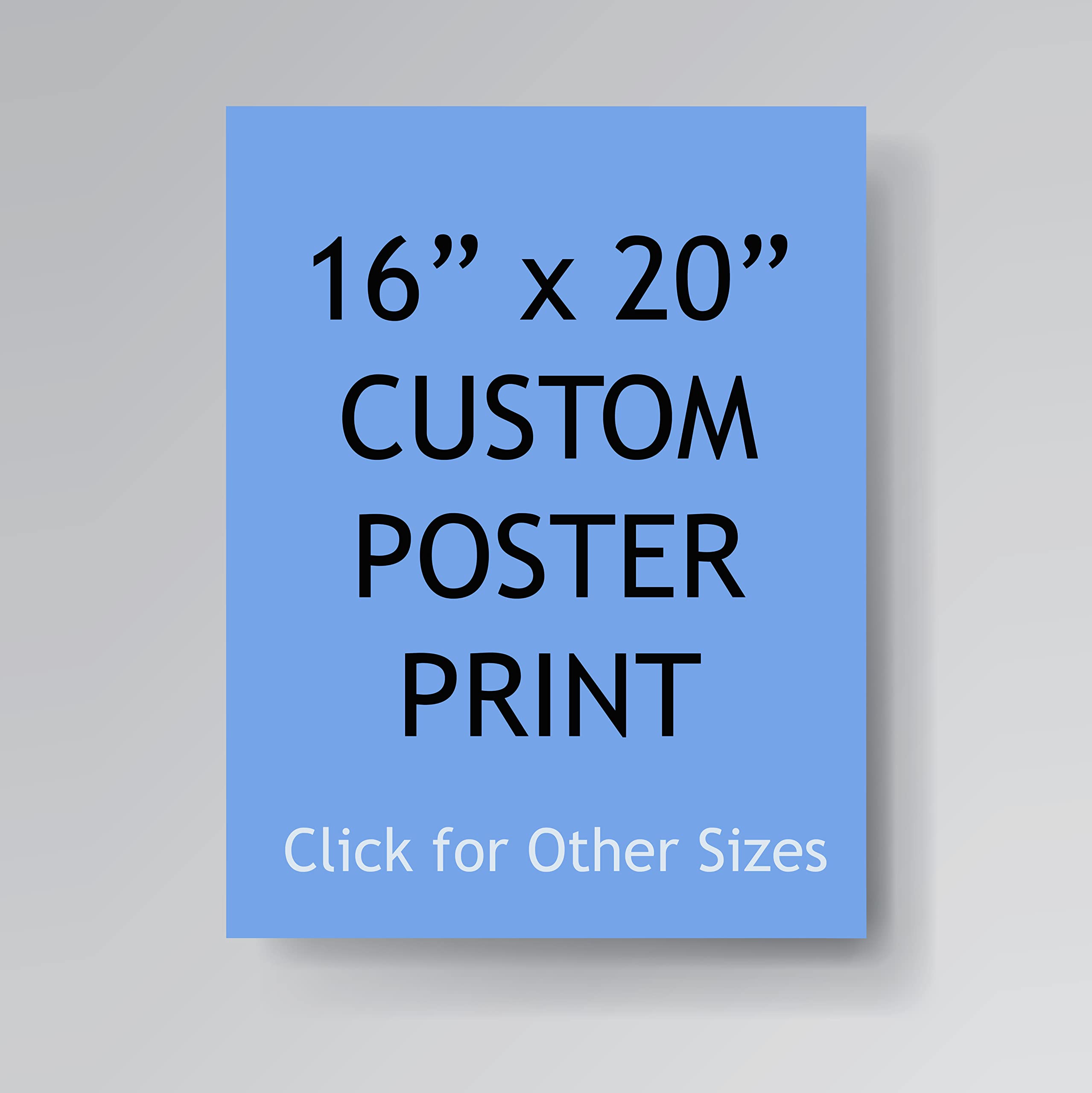 Pera Print - Upload Your Image Or Photo - Custom Personalized Photo To Poster Printing, Wall Art Prints (16 X 20 Inches)