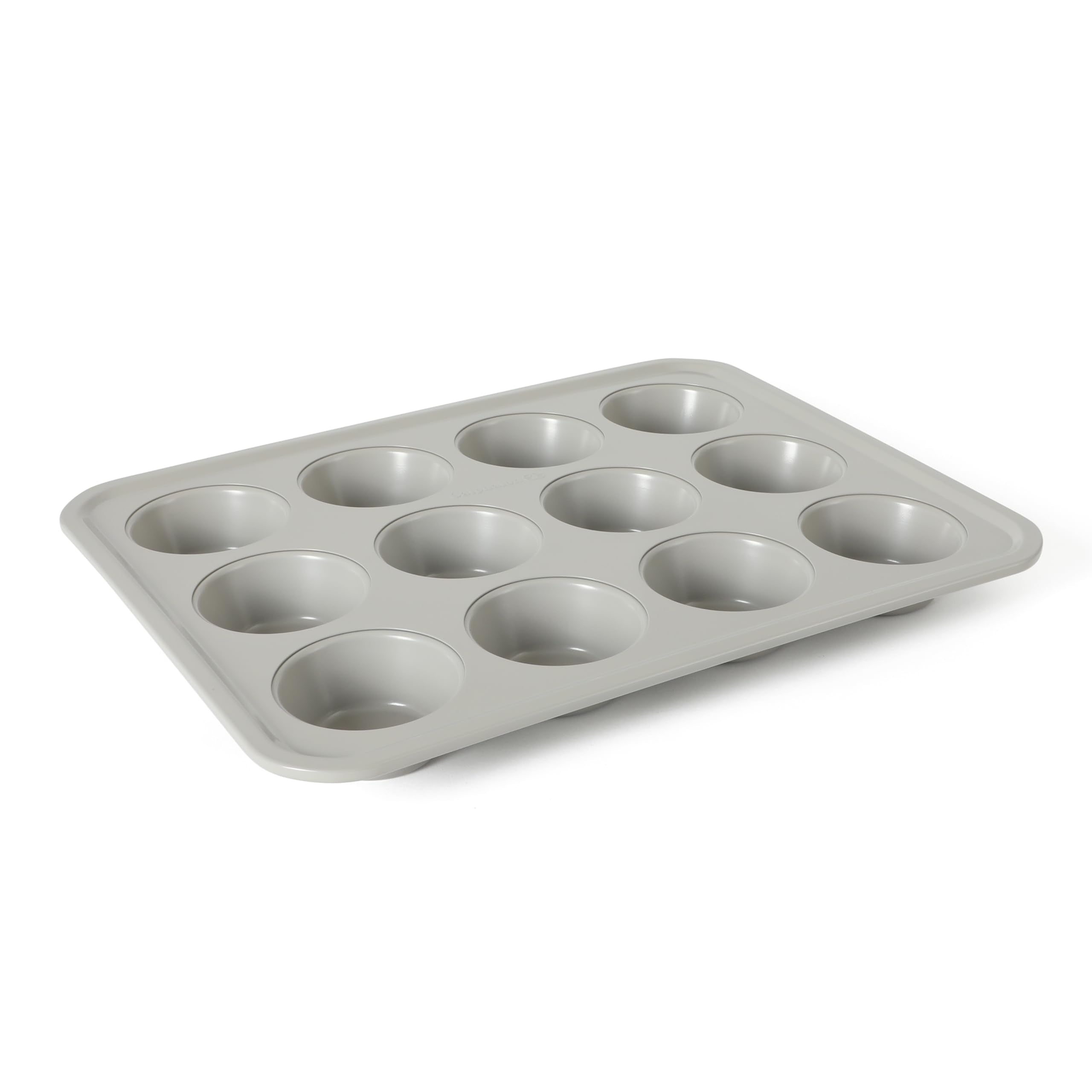 Calphalon Legacy 12 Cup Nonstick PFA Free Cupcake Muffin Pan - Taupe