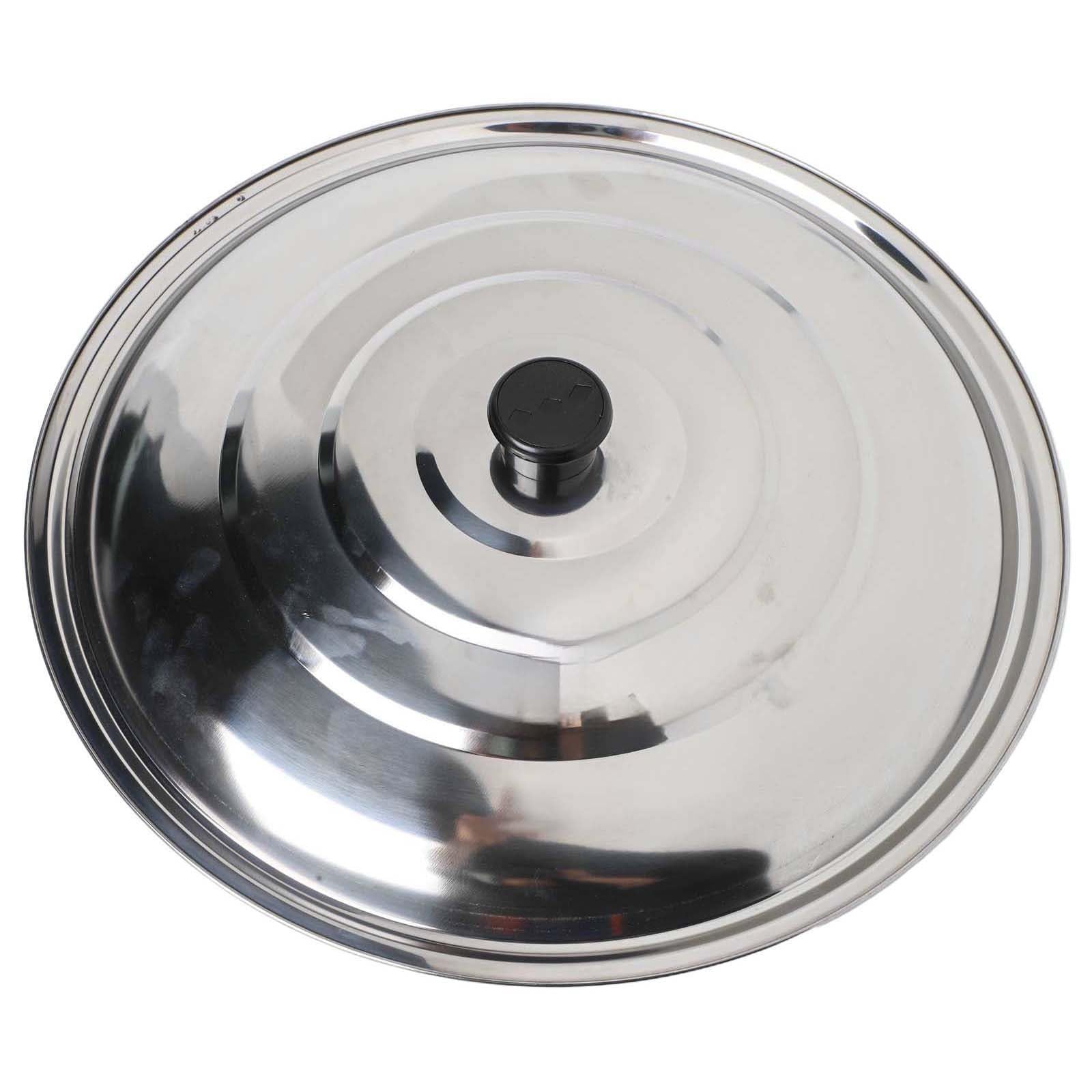 Zorsculpt Stainless Steel Pot Lid For Frying Pan,Wok,Saucepan(38cm)