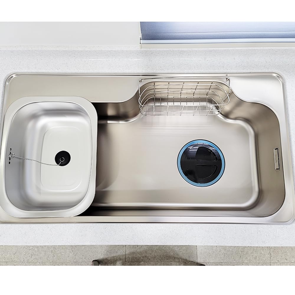 Wanang Stainless Steel Washing-Up Bowl Multi-Purpose Dish Tub For Sink/Wash Basins/Dishpan For Sink (Waterspout Type)