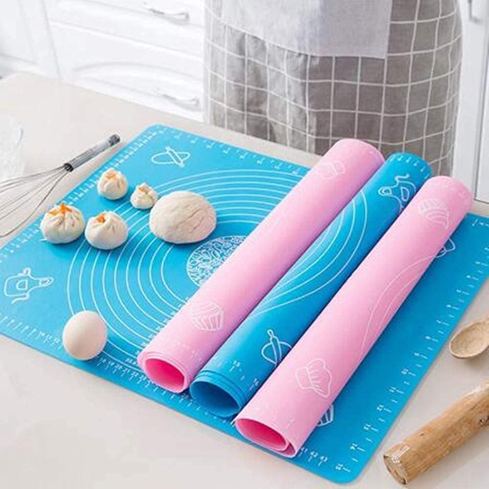Aadhik Silicone Baking Mat Chapati Atta Kneading Mat Non-Stick Fondant Rolling Mat Stretchable For Kitchen Roti Chapati (Baking