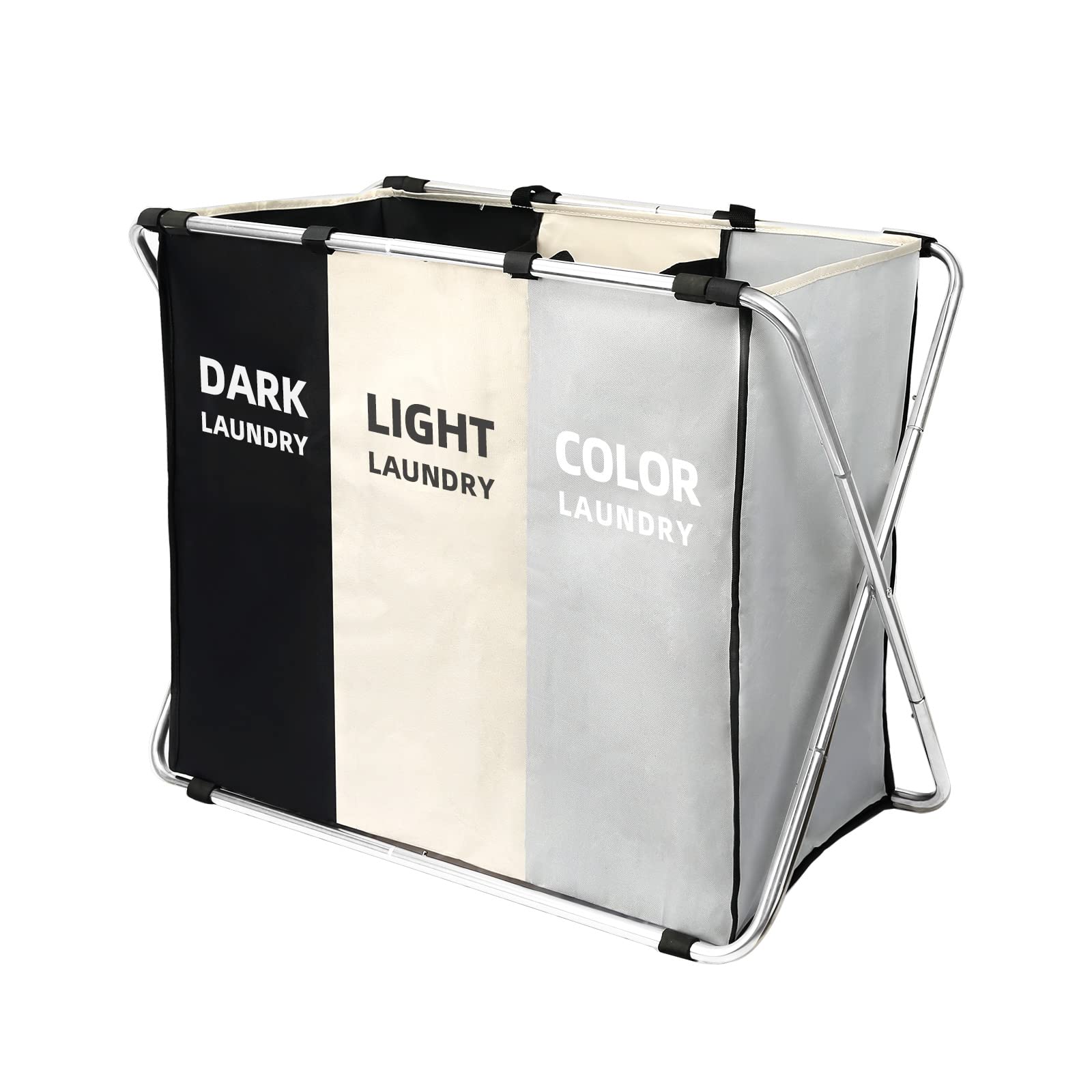 180L Large Laundry Basket, Freestanding Laundry Hamper, Collapsible Tall Clothes Hamper With Handles For Clothes Toys In The Dor