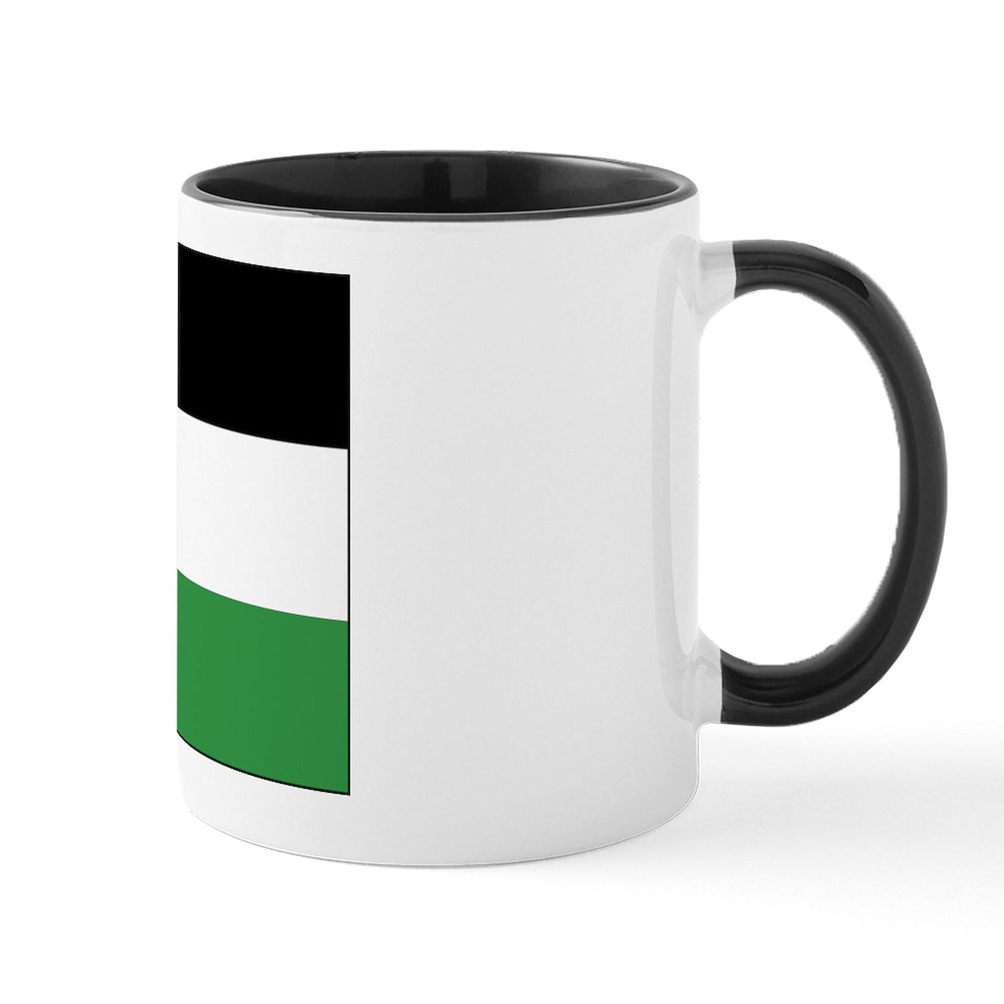 CafePress Palestine Flag Mug 11 oz (325 ml) Ceramic Coffee Mug