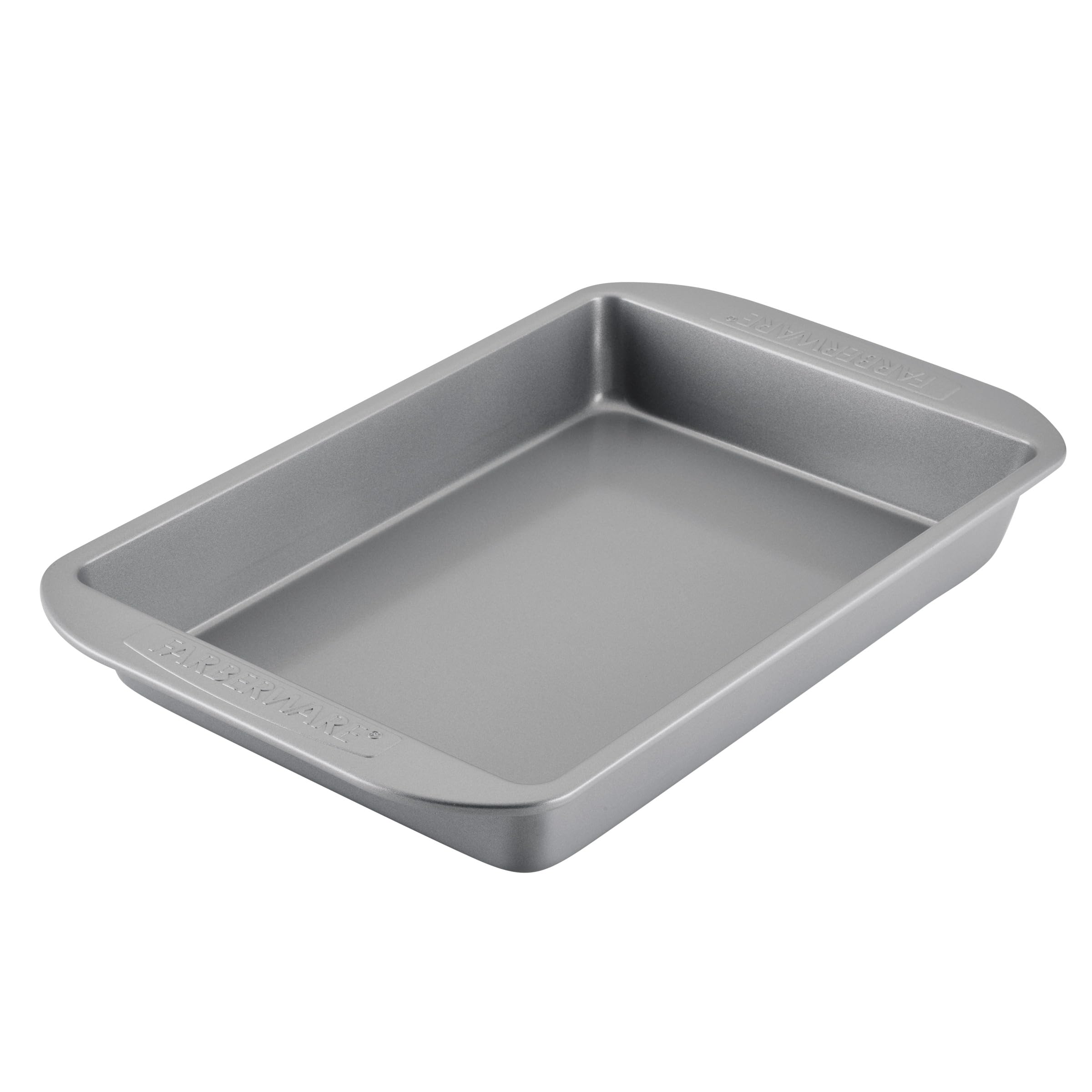 Farberware Nonstick Bakeware Baking Pan / Nonstick Cake Pan, Rectangle - 9 Inch X 13 Inch, Gray