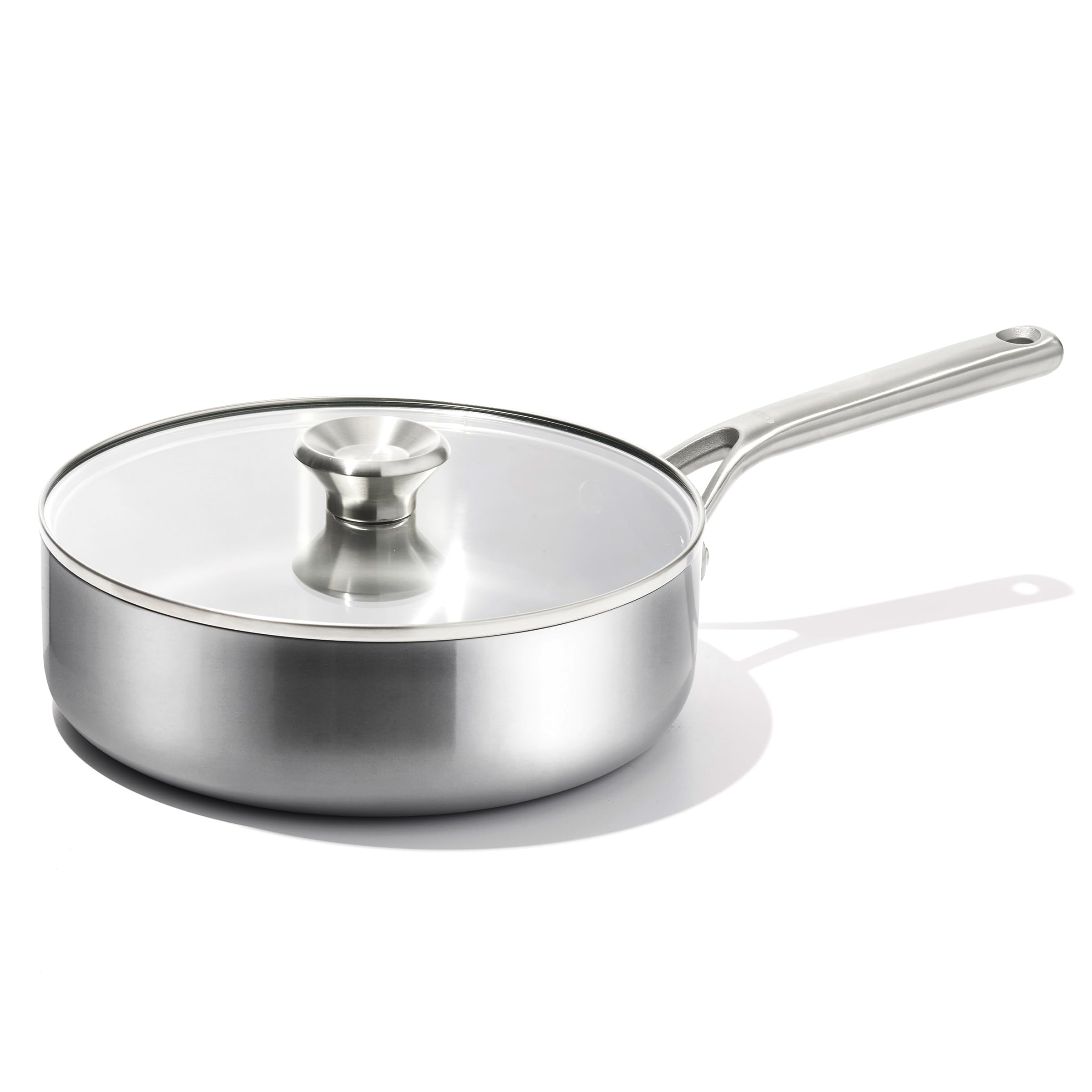 Oxo Stainless, 3.25Qt Covered Saute Pan, Black