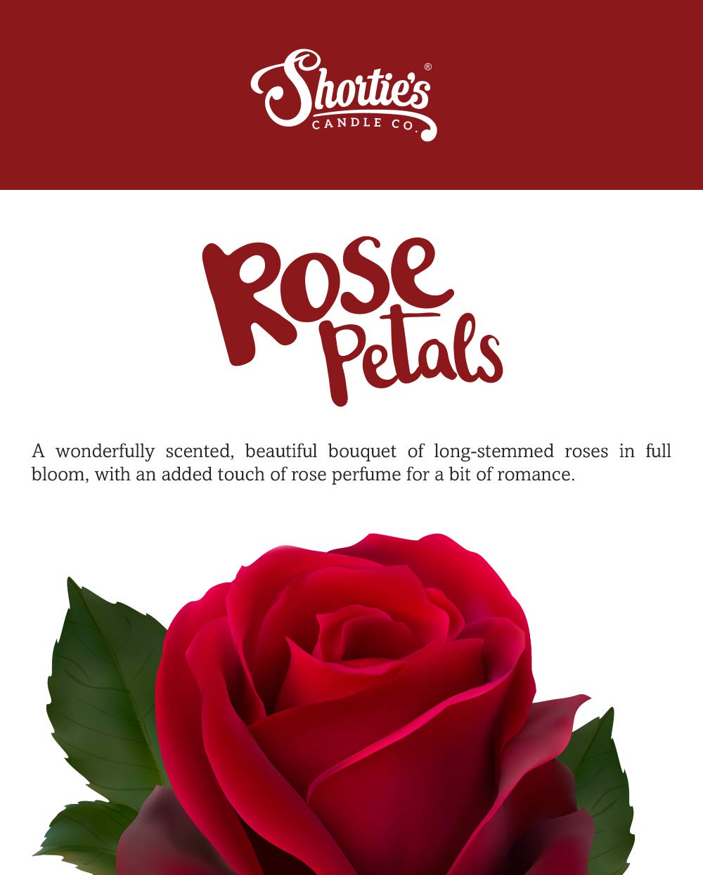 Shortie 's Candle Company Rose Petals Wax Melts Multi Pack - Formula 117-2 Highly Scented 3 Oz. Bars (6 Oz. Total) - Made with N