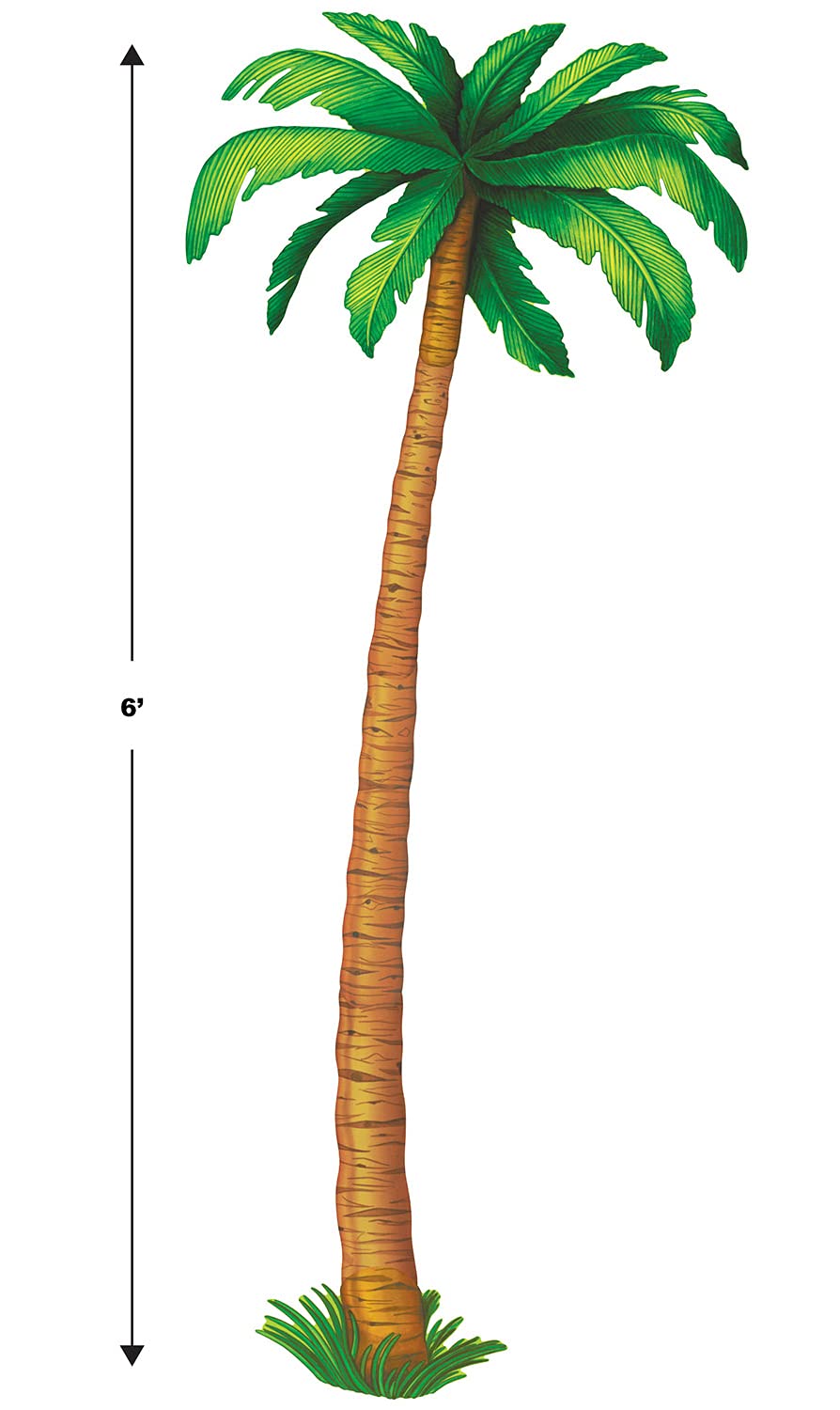 Beistle Jointed Palm Tree 6 Feet Pack Of 2