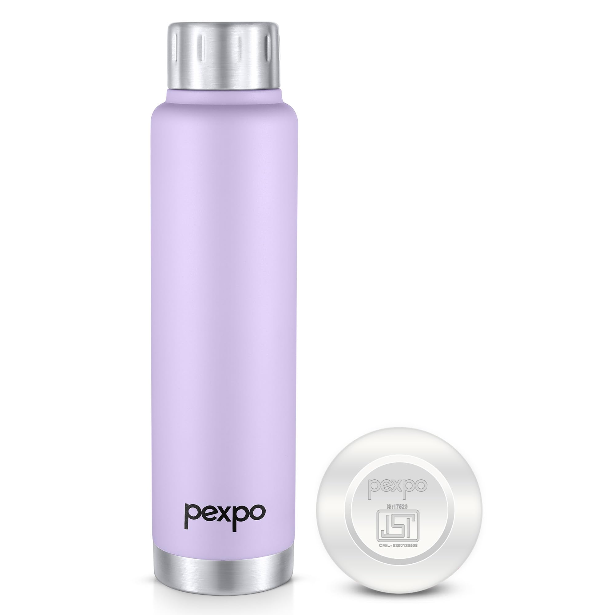 Pexpo Cameo Pro Isi Certified Stainless Steel Vacuum Insulated Flask - 500Ml | Double Wall Hot & Cold Upto 6-8 Hours |Office, Sc