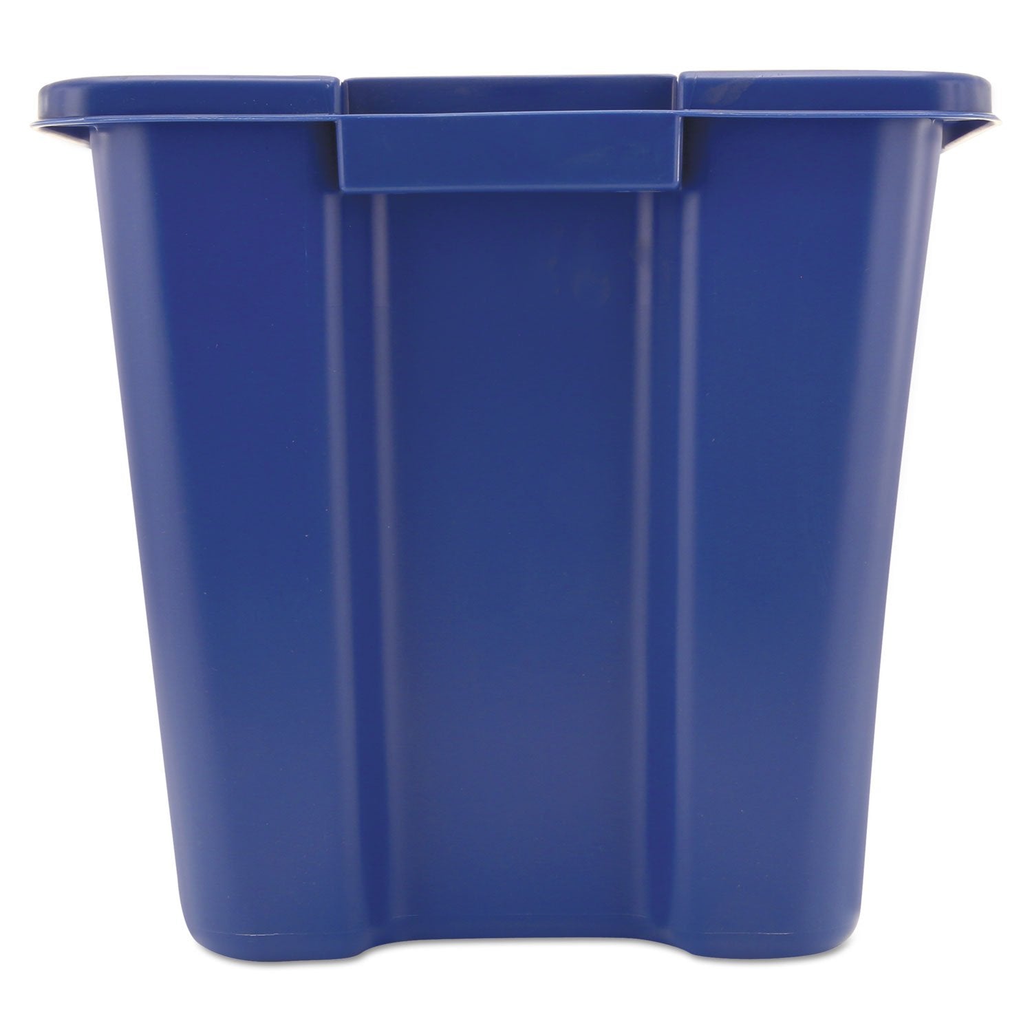 Rubbermaid Fg571473Blue Recycling Tote, 14 Gal 11-3/4'' W X Resin